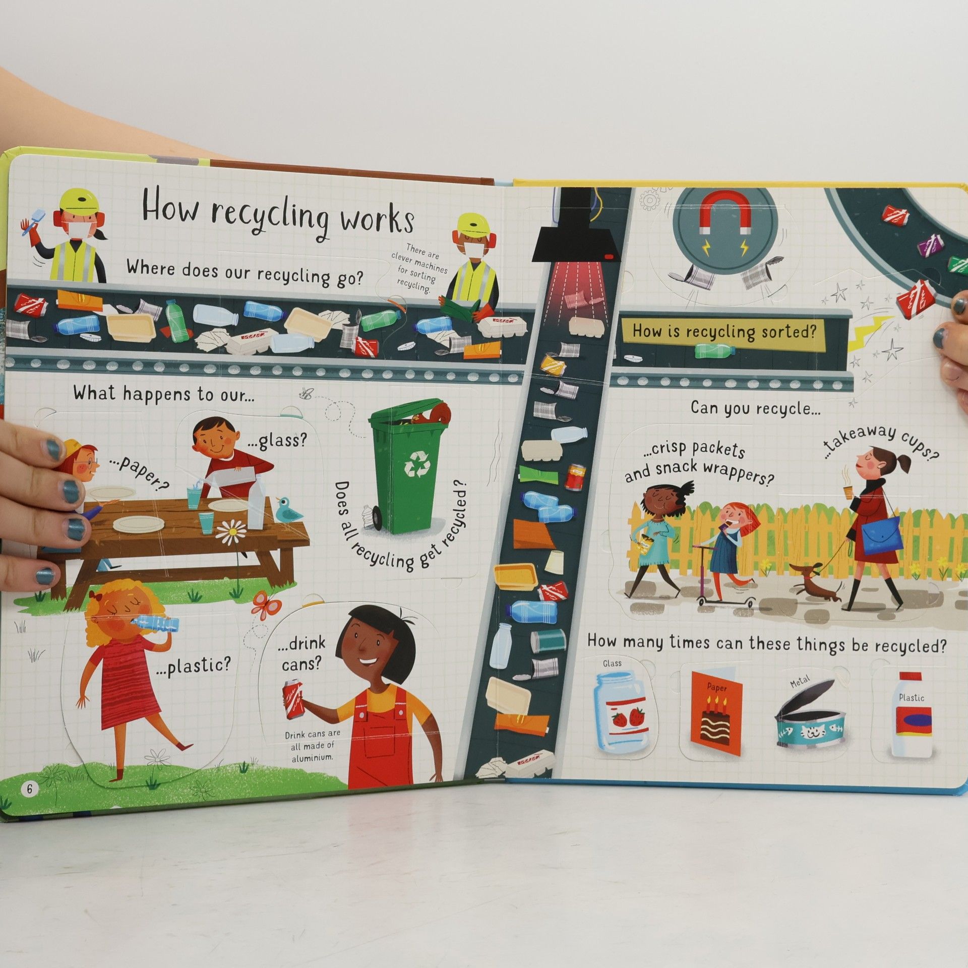 Katie Daynes Lift-the-flap Questions and Answers About Recycling and Rubbish