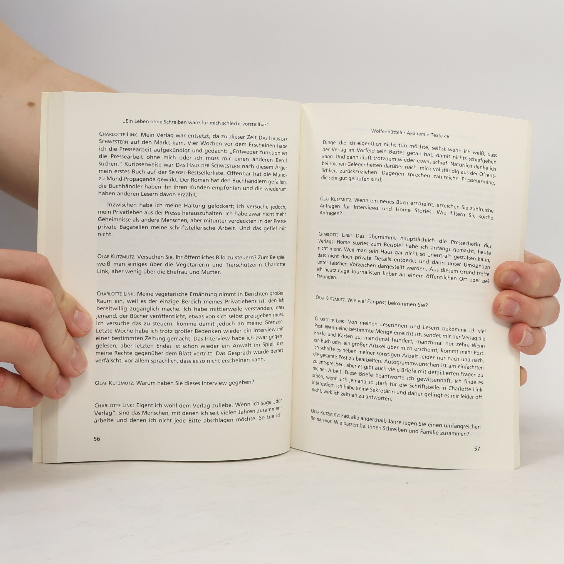 Olaf Kutzmutz Wolfenbütteler Akademie-Texte - 46: Bestseller. Das Beispiel Charlotte Link