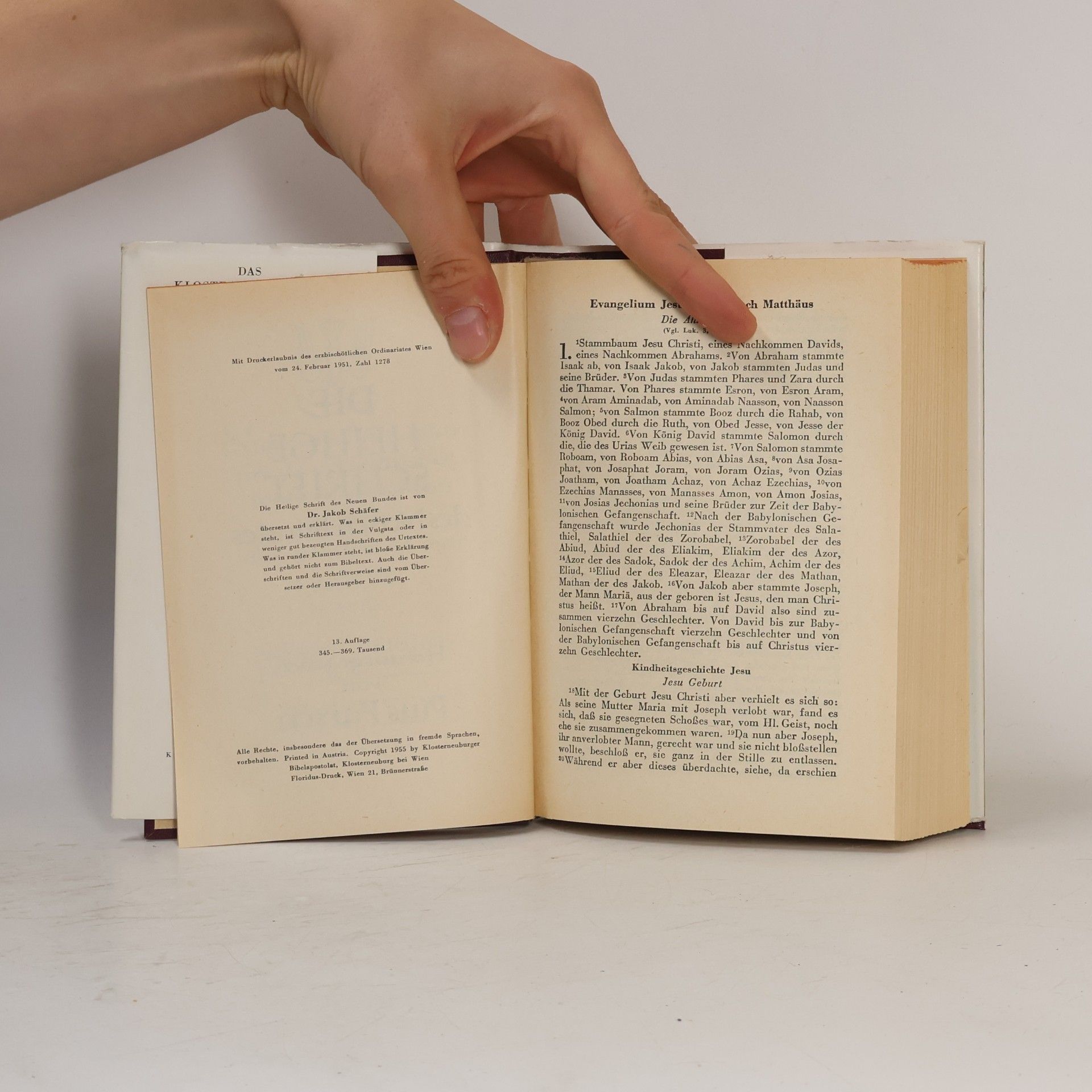 Pius Parsch Die Heilige Schrift des Neuen Bundes