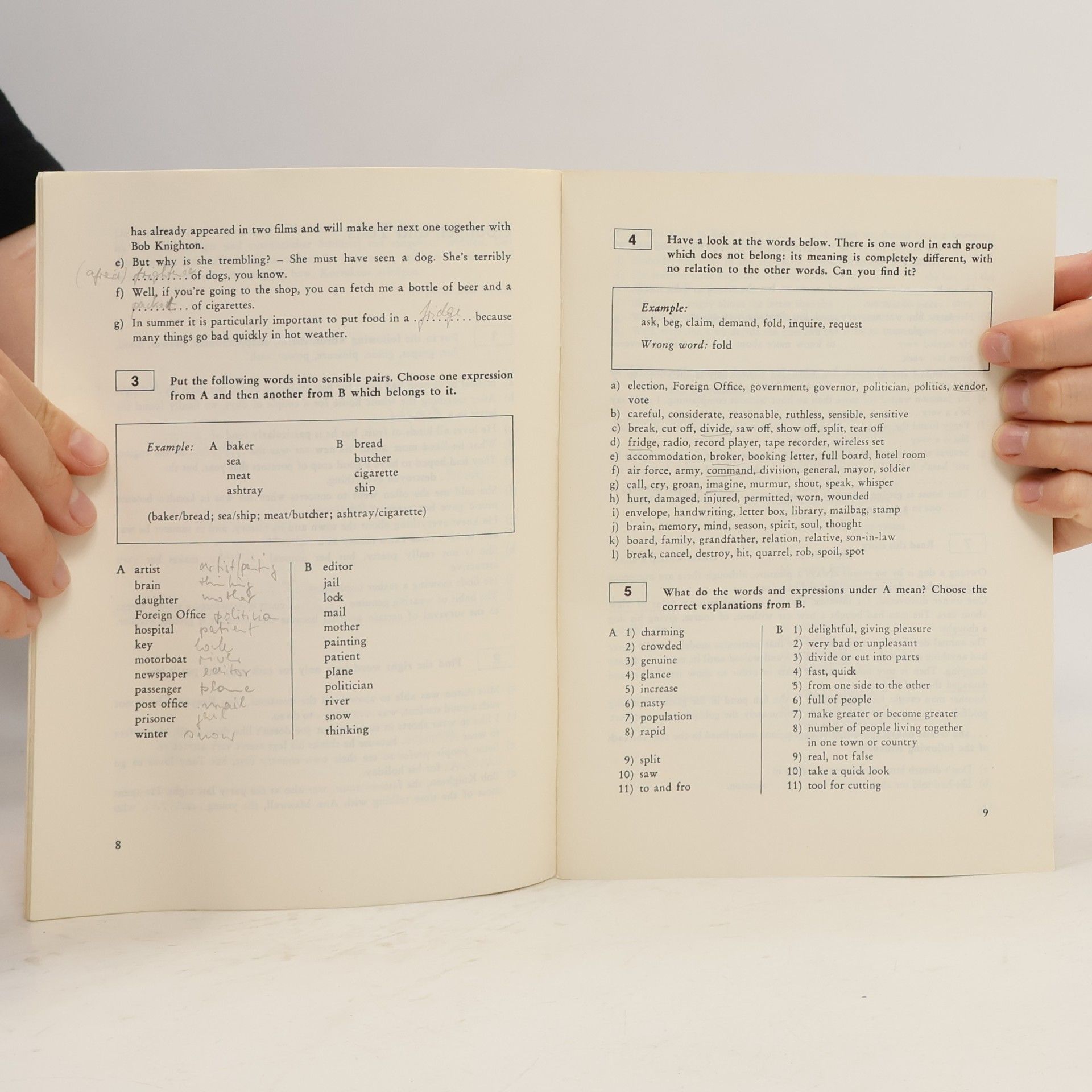 Albert Schmitz Englische Wortschatzübungen. Zu Hoffmann / Mepham: Englisch für Sie 1 - 3