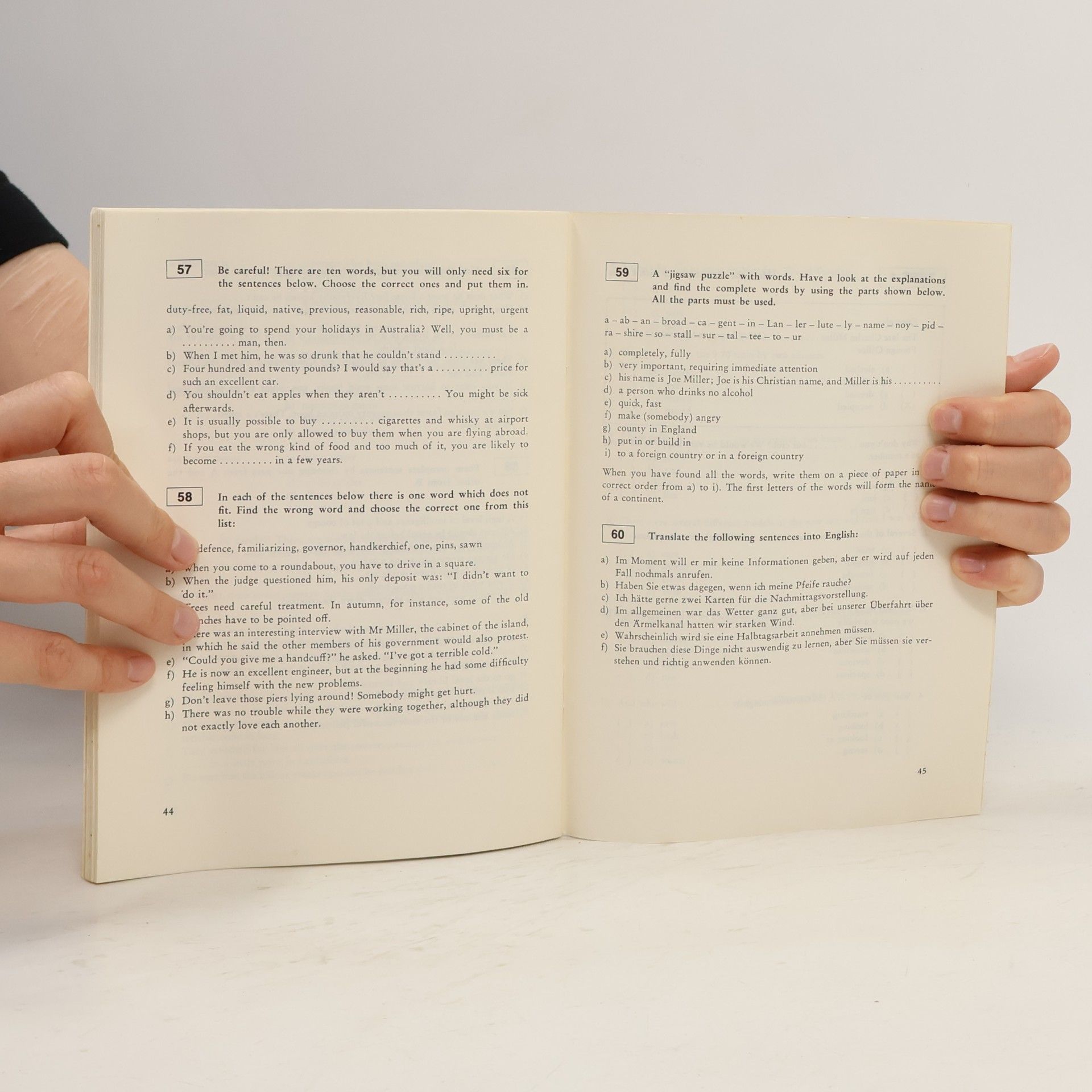 Albert Schmitz Englische Wortschatzübungen. Zu Hoffmann / Mepham: Englisch für Sie 1 - 3