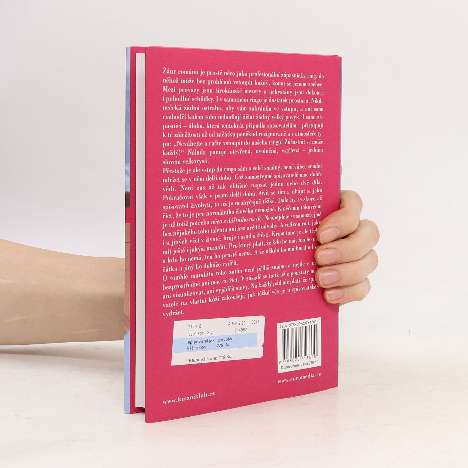 Haruki Murakami Spisovatel jako povolání