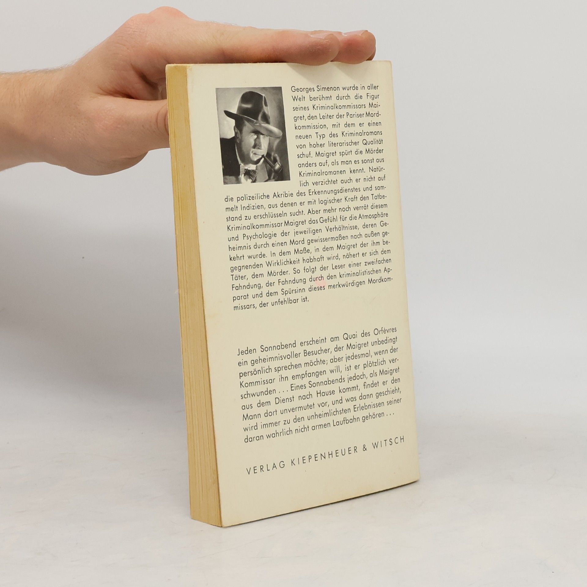 Georges Simenon Maigret und sein Sonnabend-Besucher