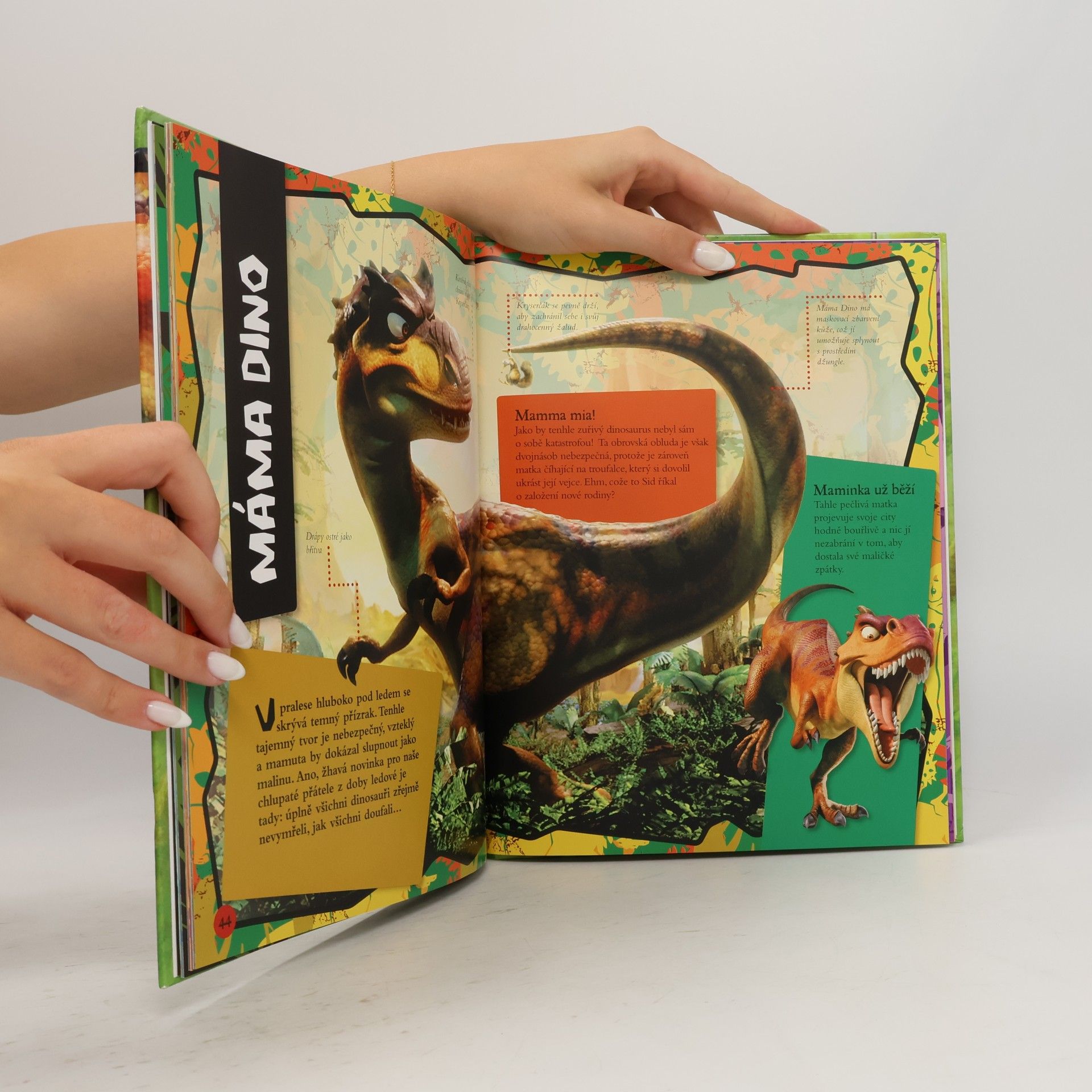 Glenn Dakin Doba ledová 3 - úsvit dinosaurů : obrazový slovník
