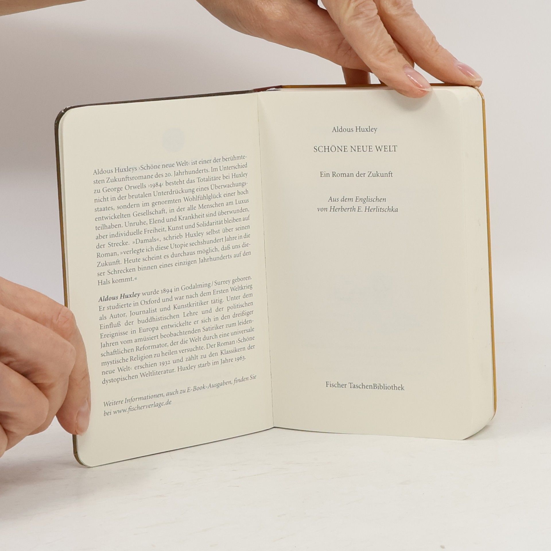 Aldous Huxley Fischer Taschenbibliothek: Schöne neue Welt