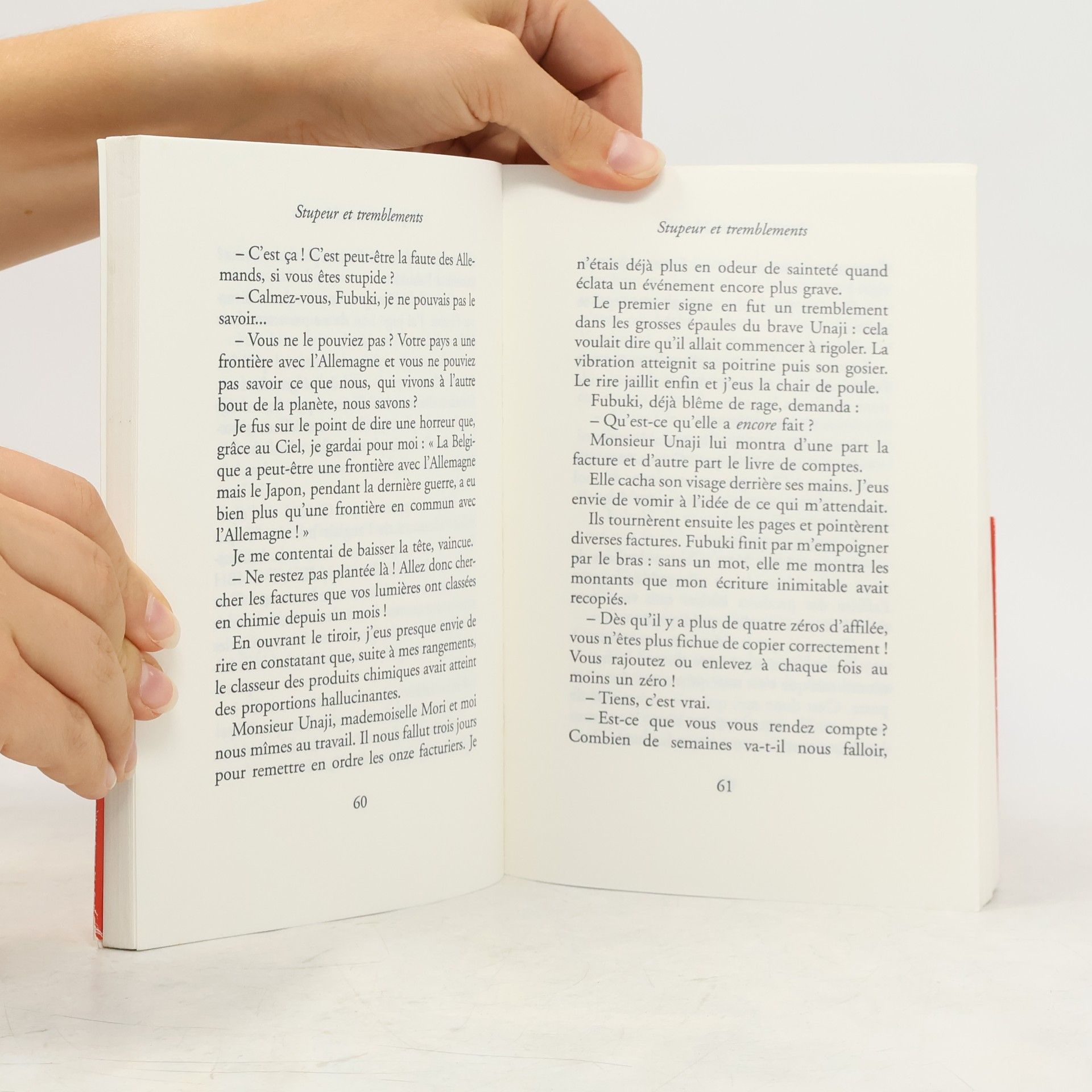 Amélie Nothomb Stupeur et tremblements : roman