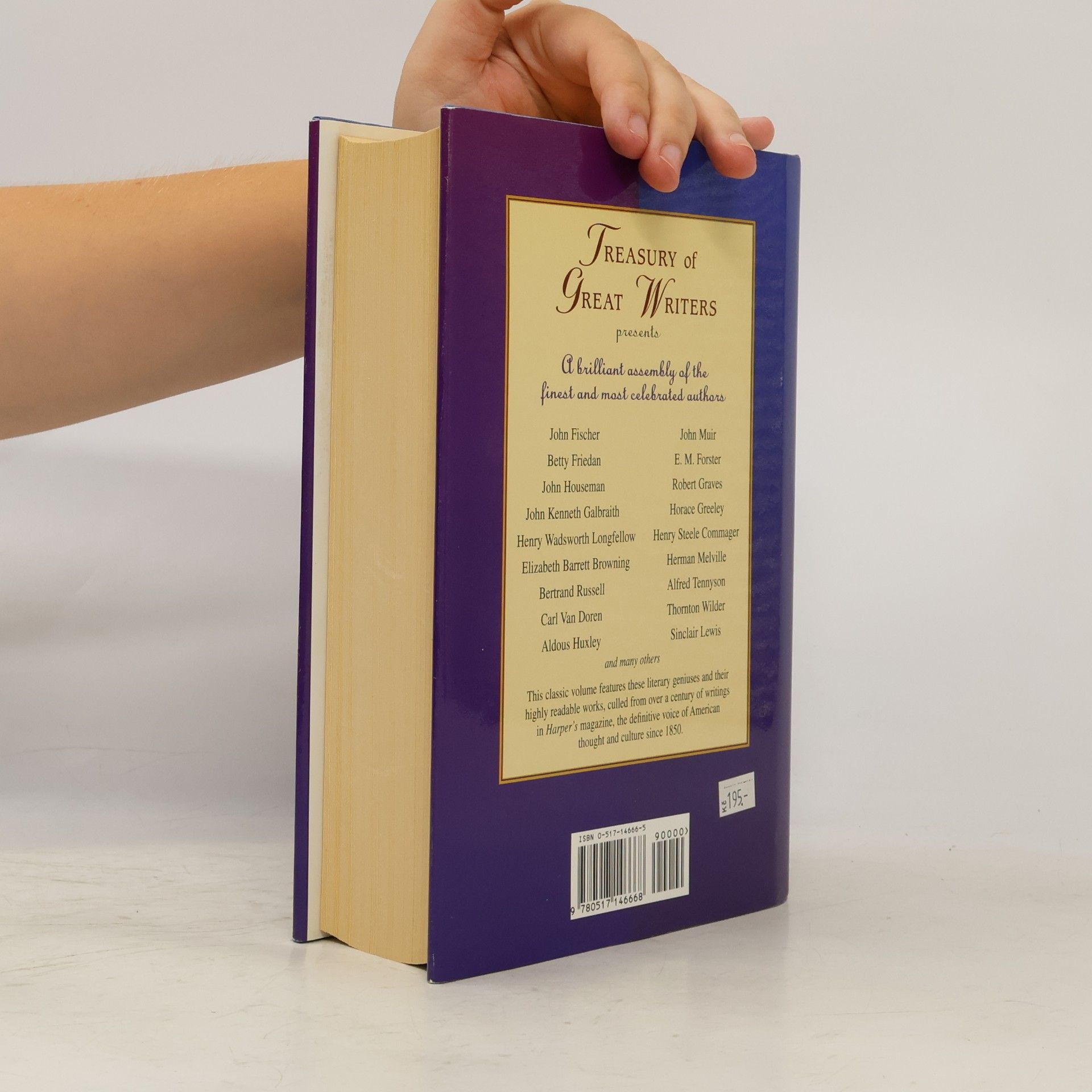 Horace Knowles A Treasury Of American Writers