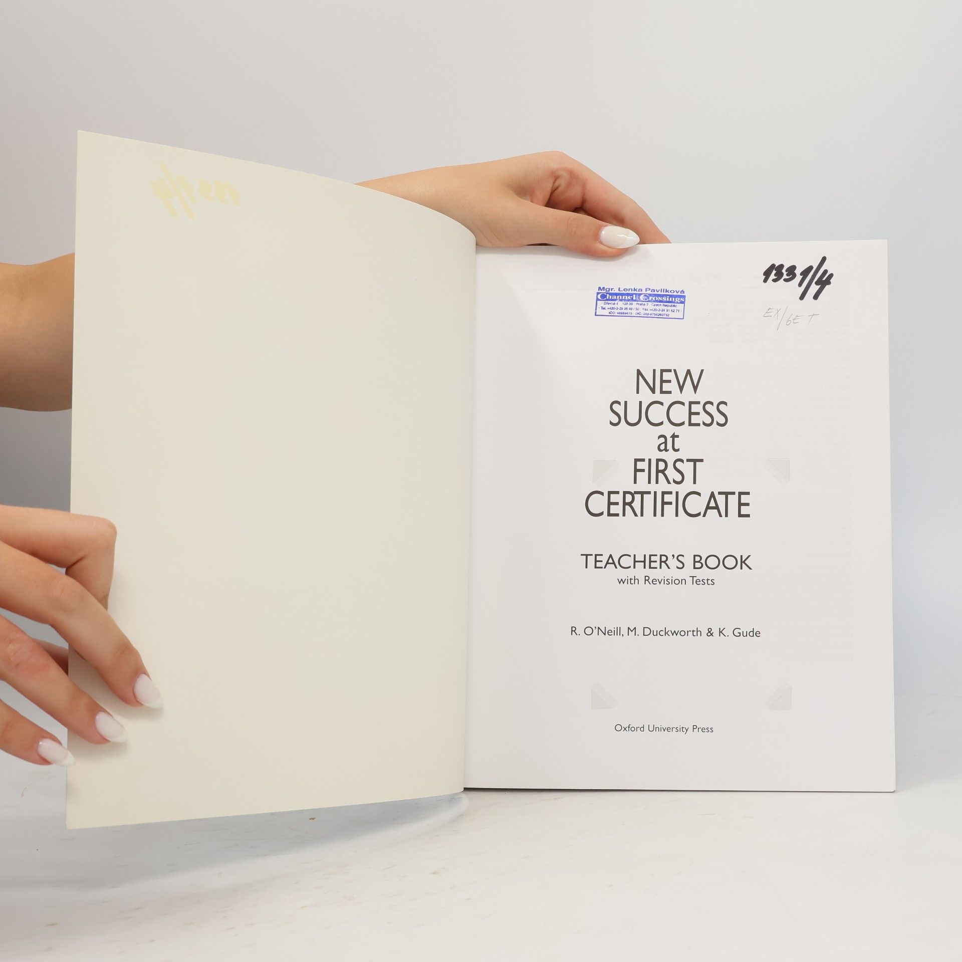 Robert ONeill New Success at First Certificate: Teacher's Book