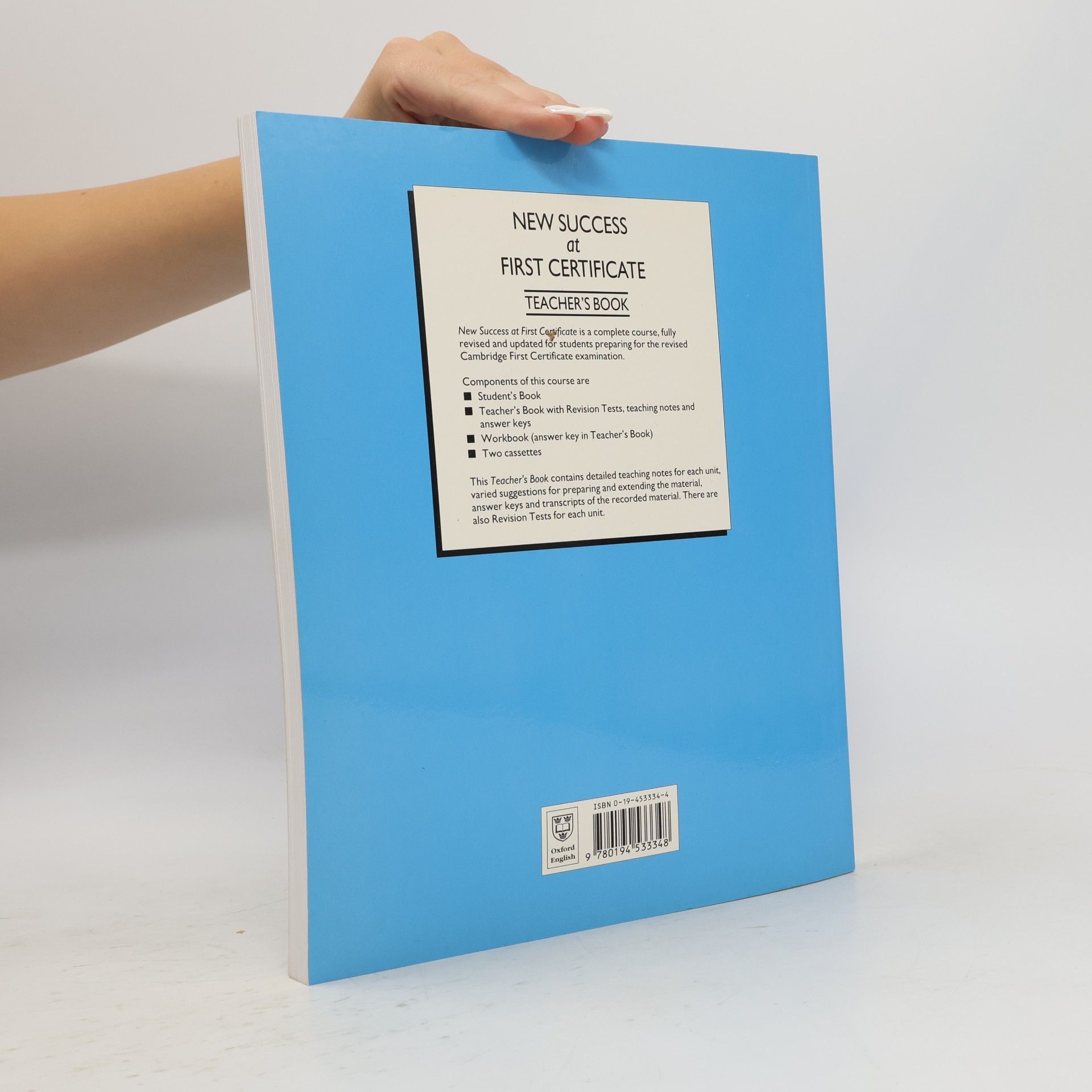 Robert ONeill New Success at First Certificate: Teacher's Book