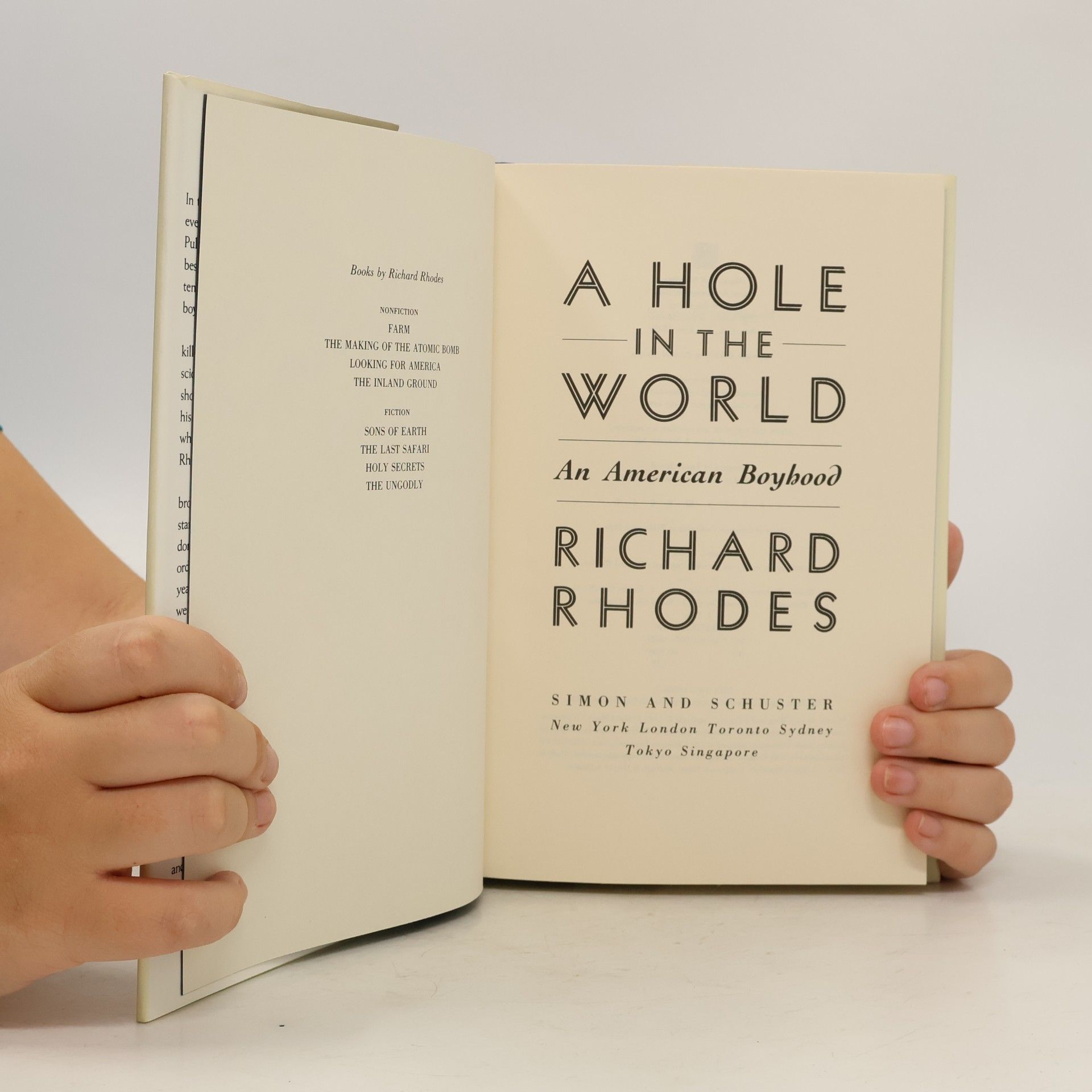 Richard Rhodes A Hole in the World