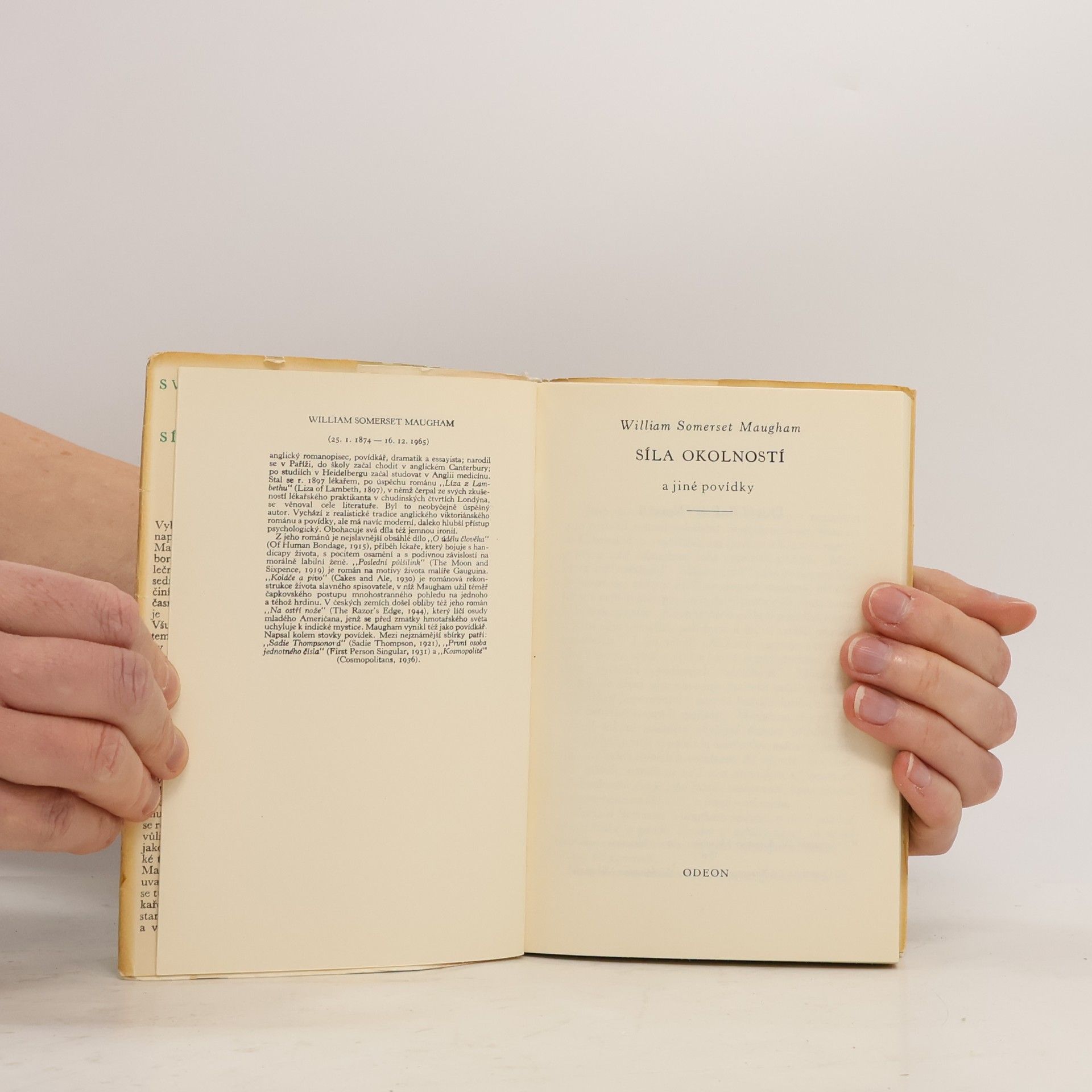 William Somerset Maugham Síla okolností a jiné povídky