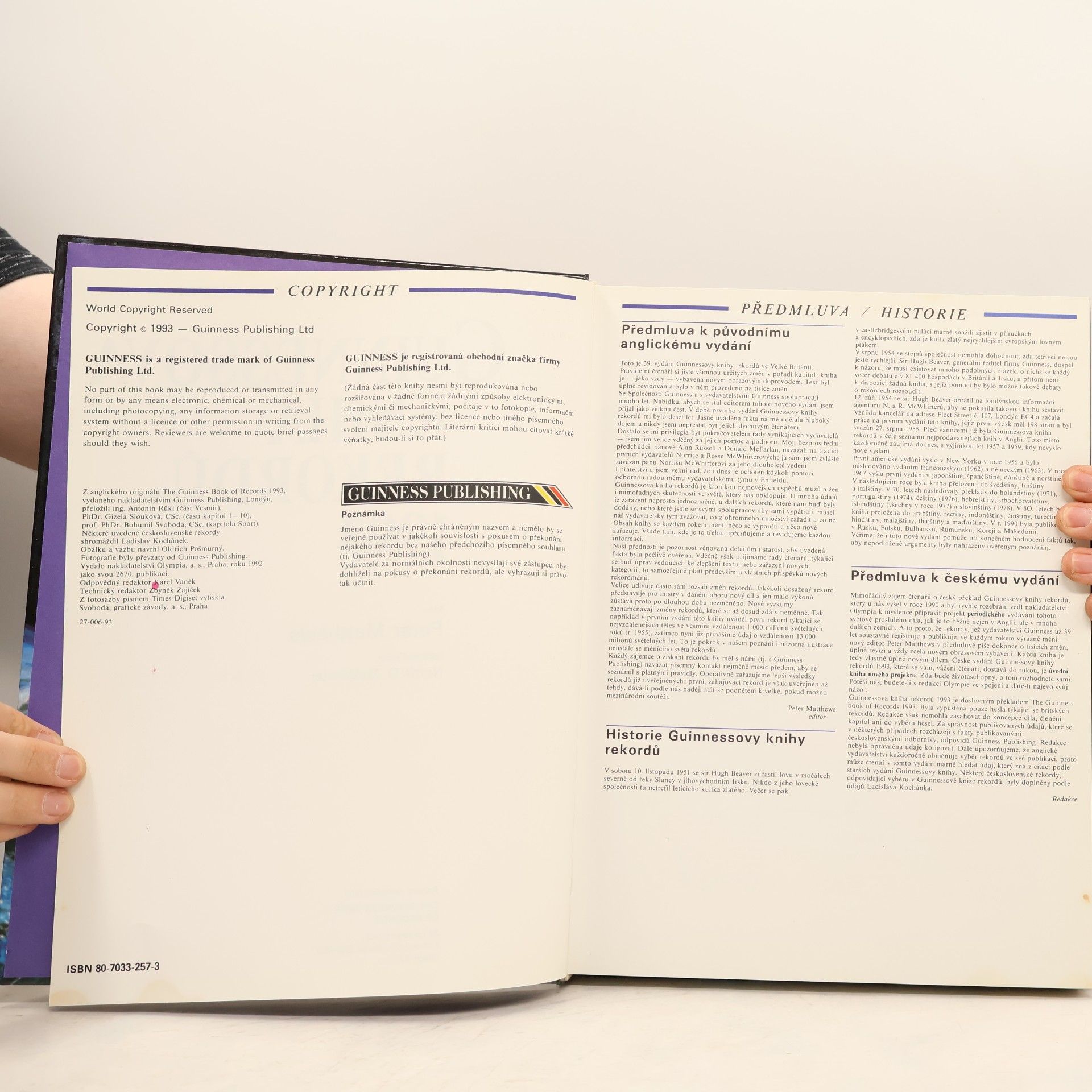 Autorenkollektiv Guinessova kniha rekordů 1993