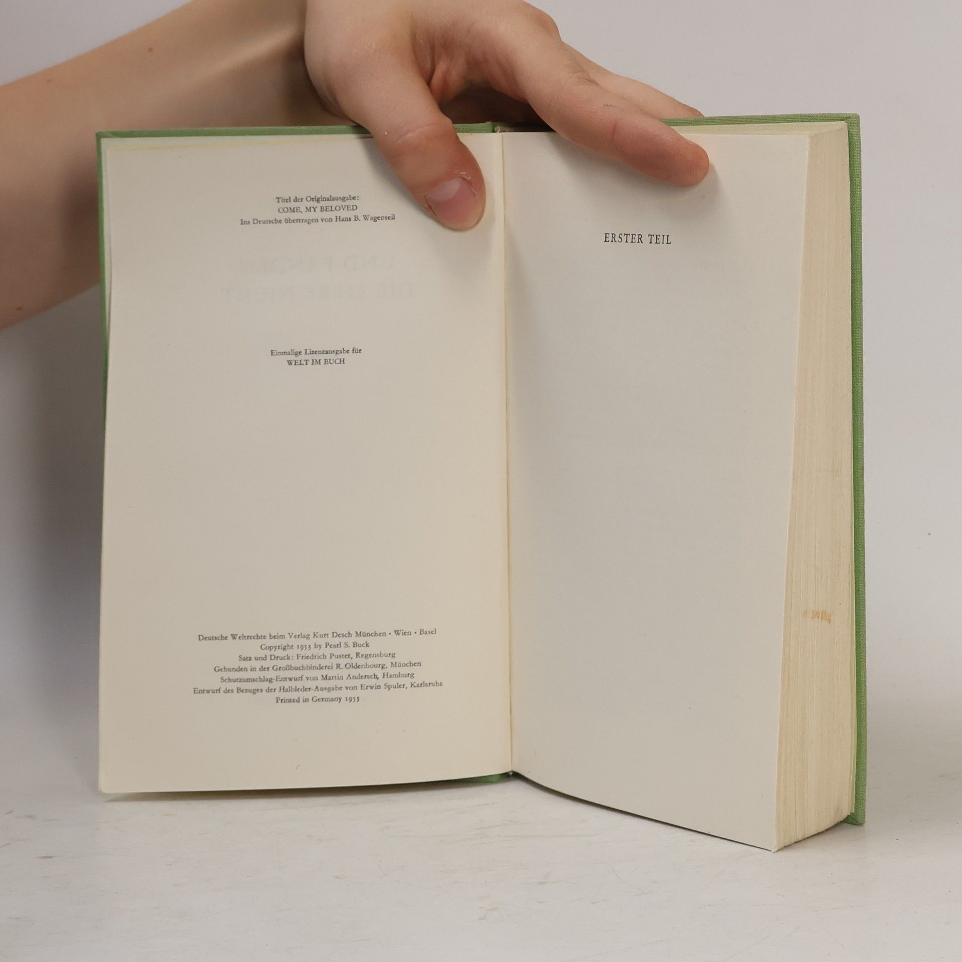 Pearl S. Buck Und fänden die Liebe nicht