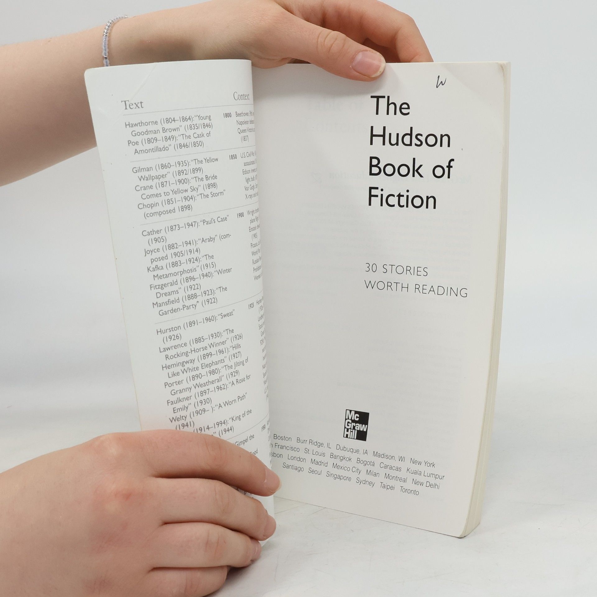 Edgar Allan Poe The Hudson Book of Fiction
