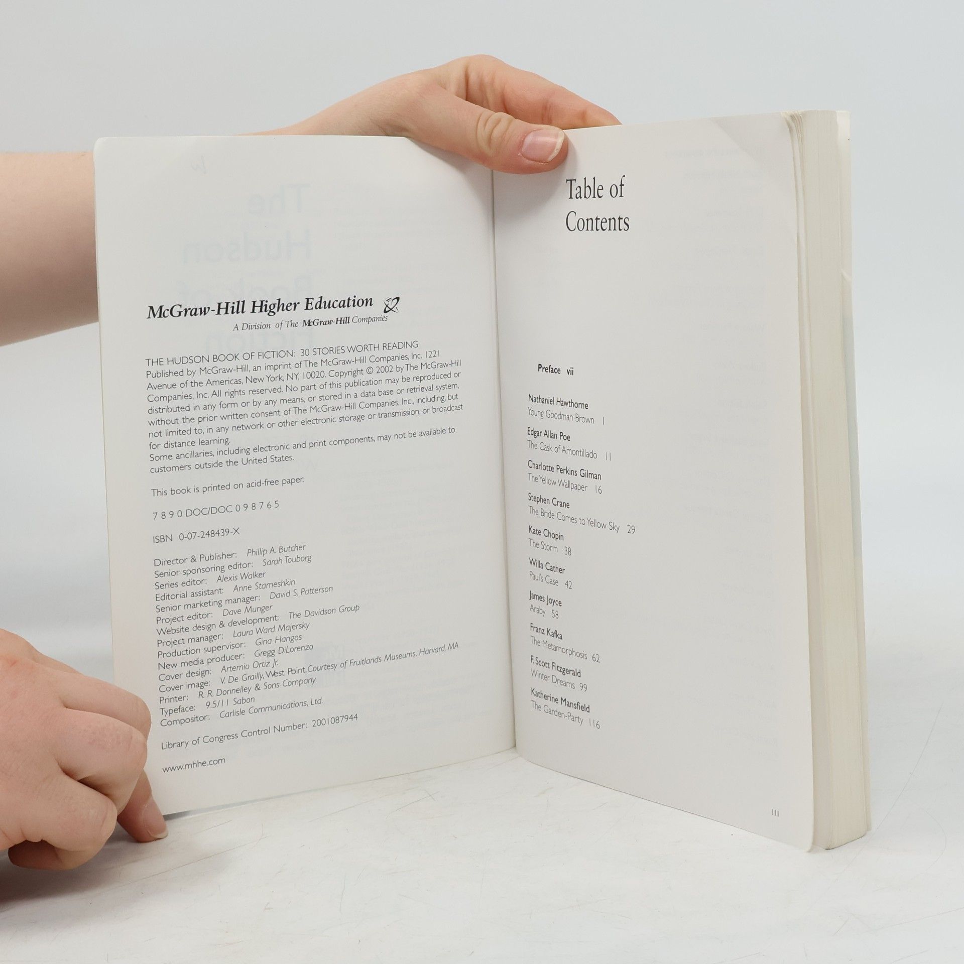 Edgar Allan Poe The Hudson Book of Fiction
