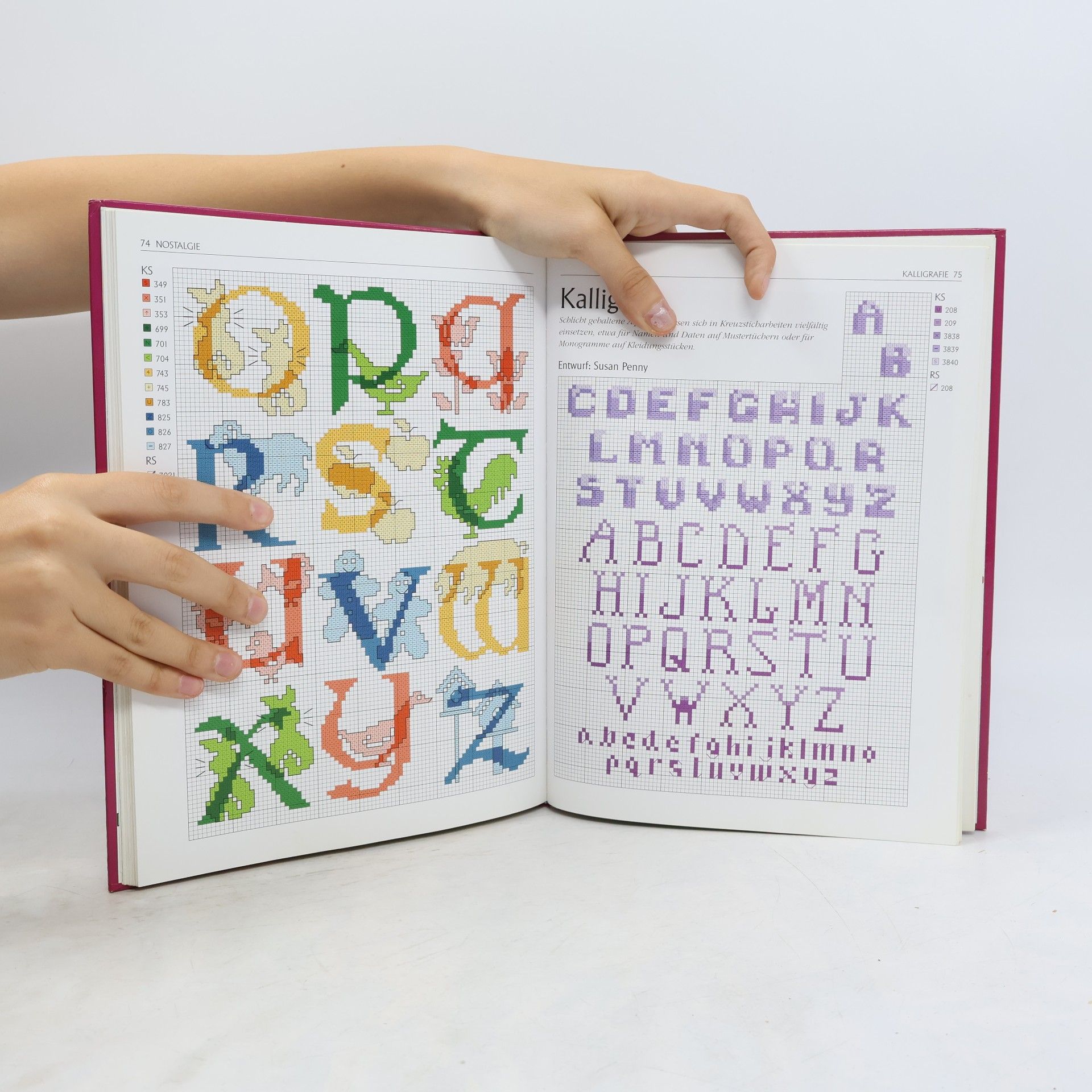 Helene Weinold-Leipold Kreuzstich-Alphabete