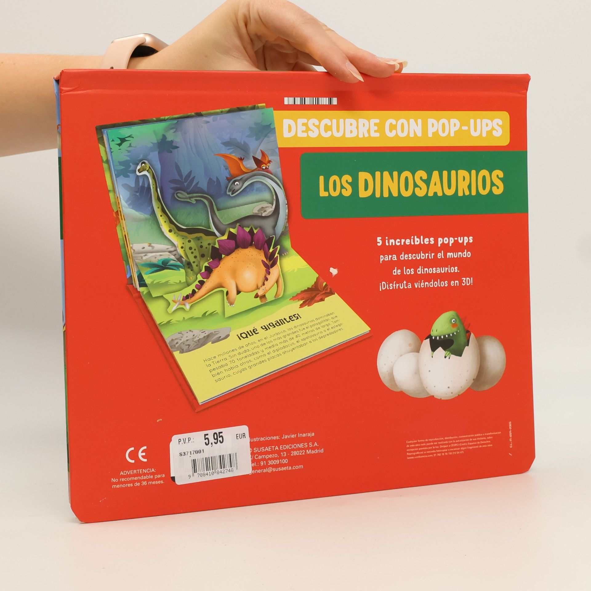 Descubre con pop-ups: Los dinosaurios