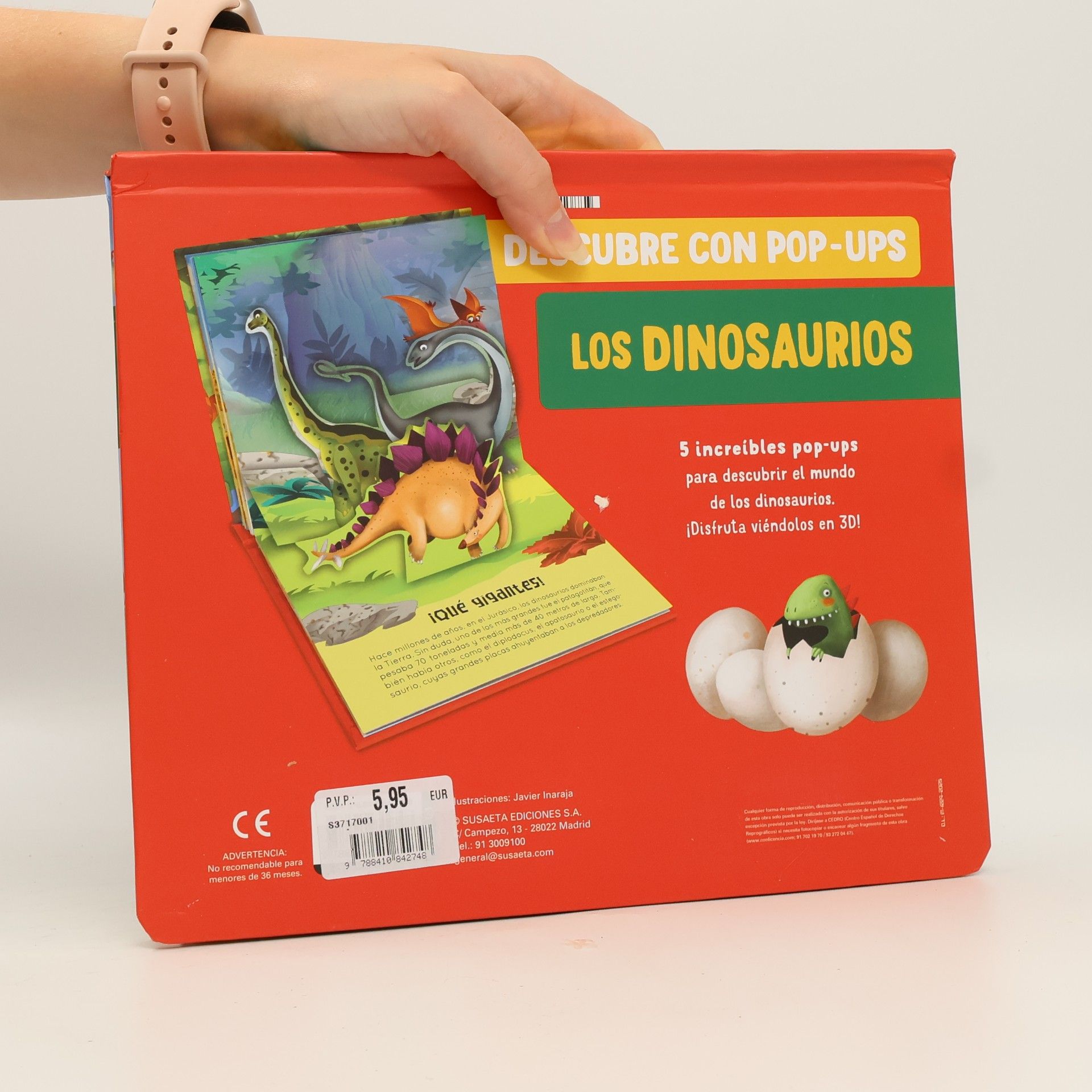Descubre con pop-ups: Los dinosaurios