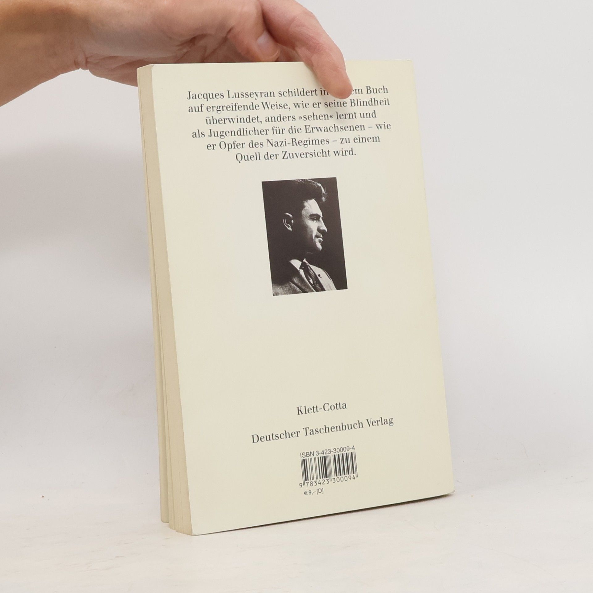 Jacques Lusseyran Das wiedergefundene Licht