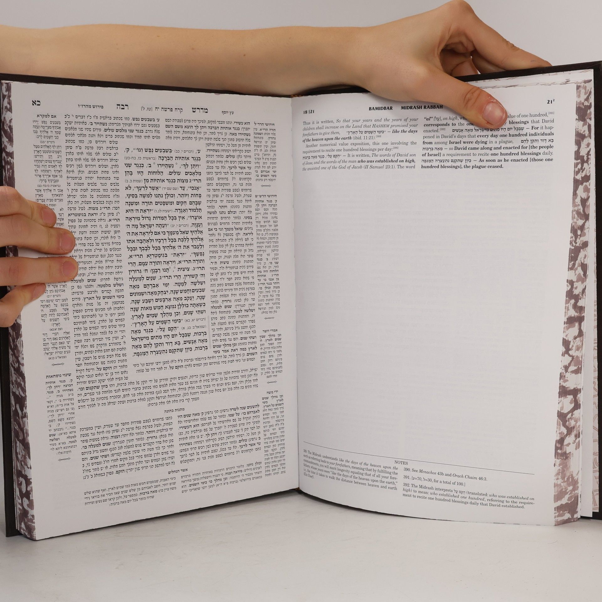 Various authors במדרש רבה. ספר במדבר. בהעלתך-מסעי. The Midrash. Bamidbar Numbers. Beha'aloscha-Masei