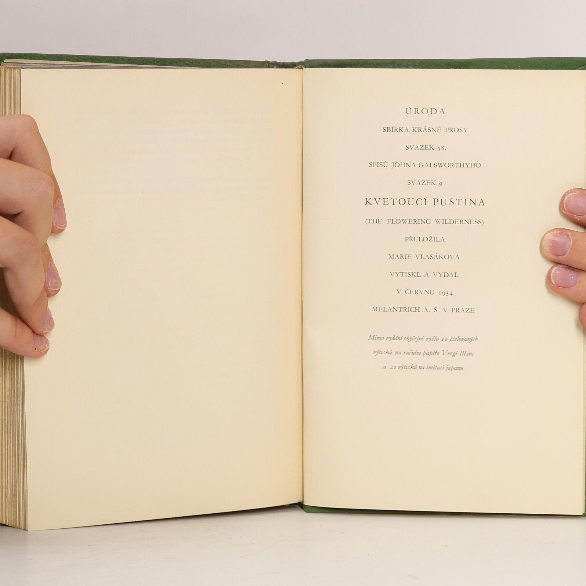 John Galsworthy Kvetoucí pustina