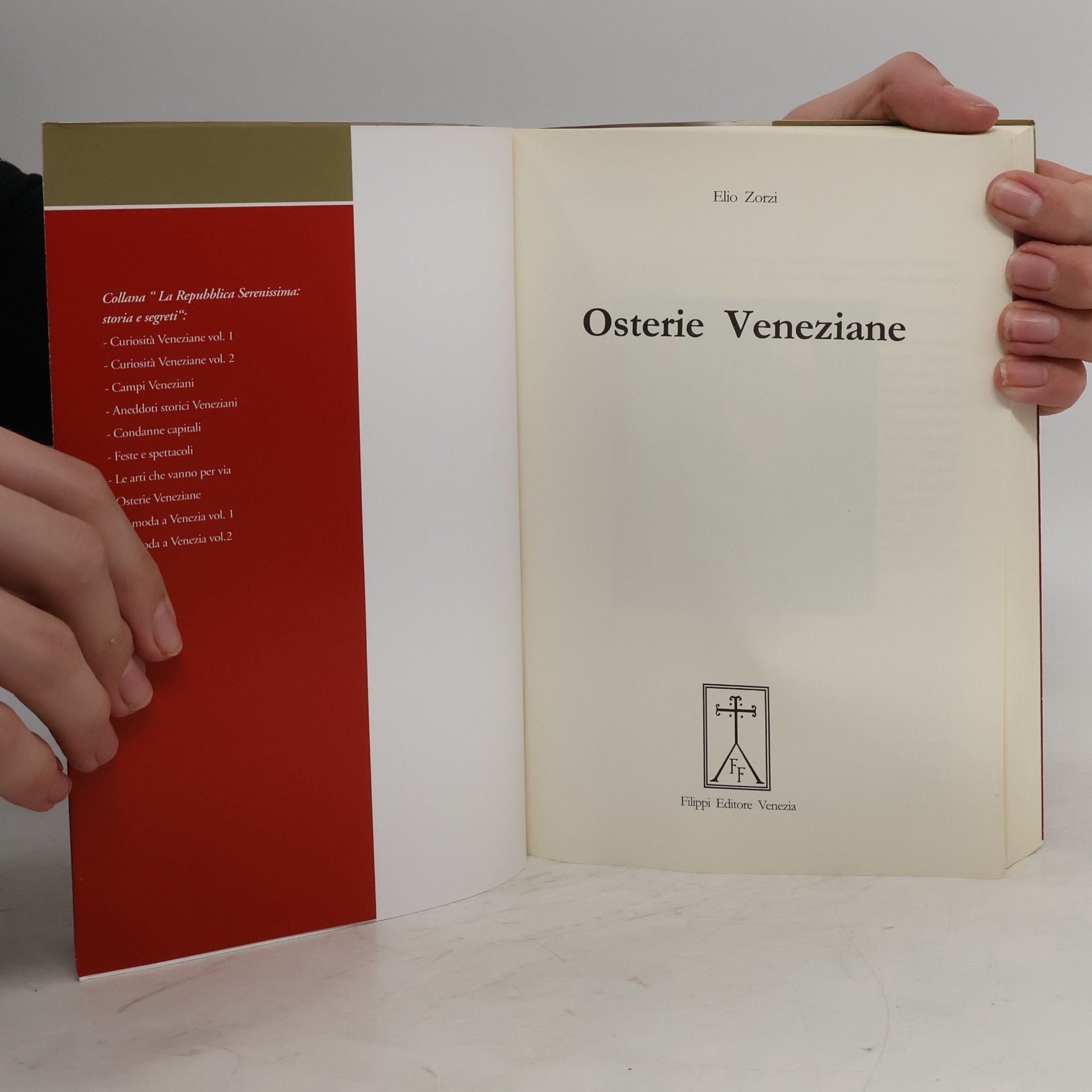 Elio Zorzi Osterie Veneziane