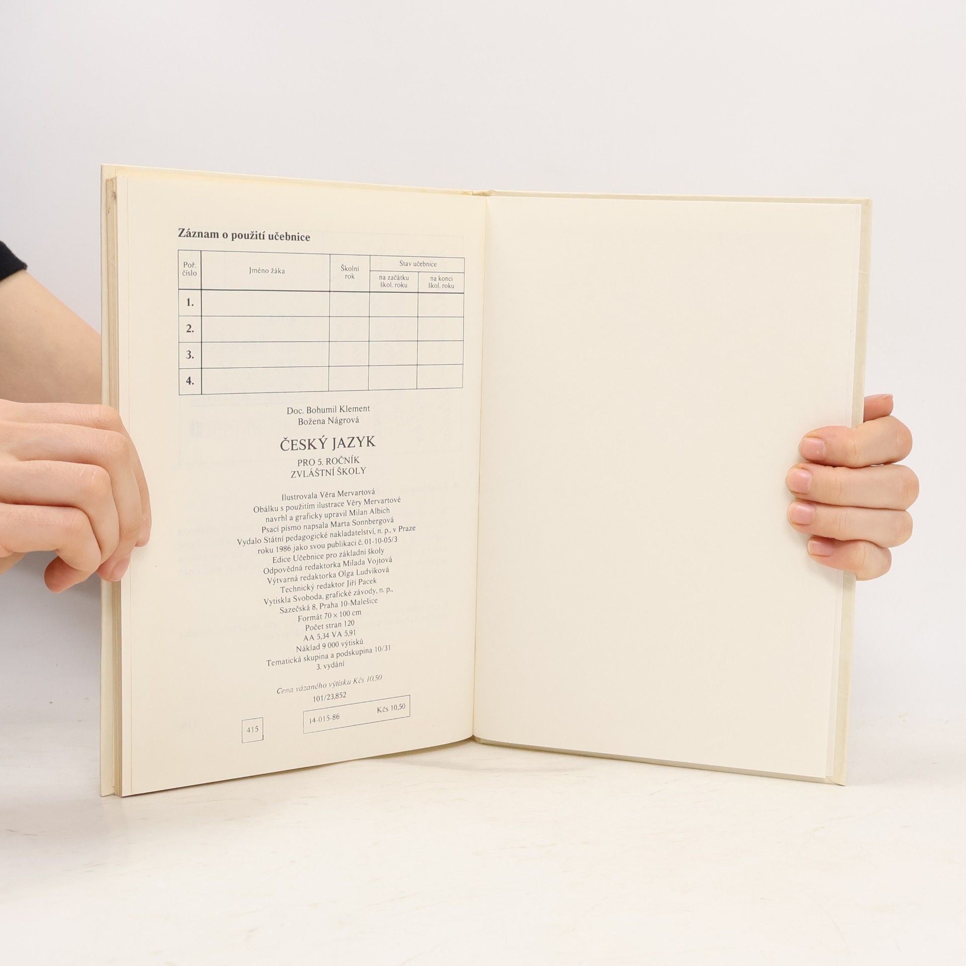 Various authors Český jazyk pro 5. ročník zvláštní školy