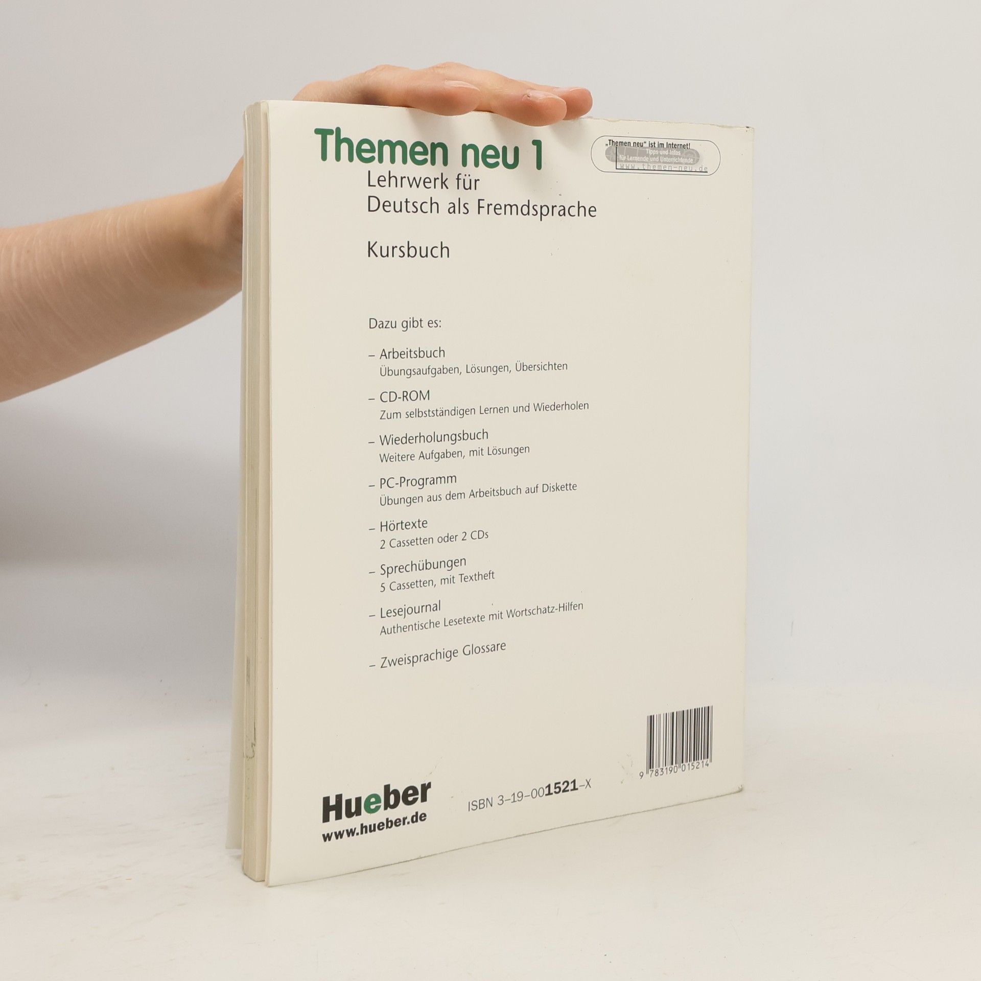 Hartmut Aufderstrasse Themen neu 1 : Kursbuch. Lehrwerk für Deutsch als Fremdsprache