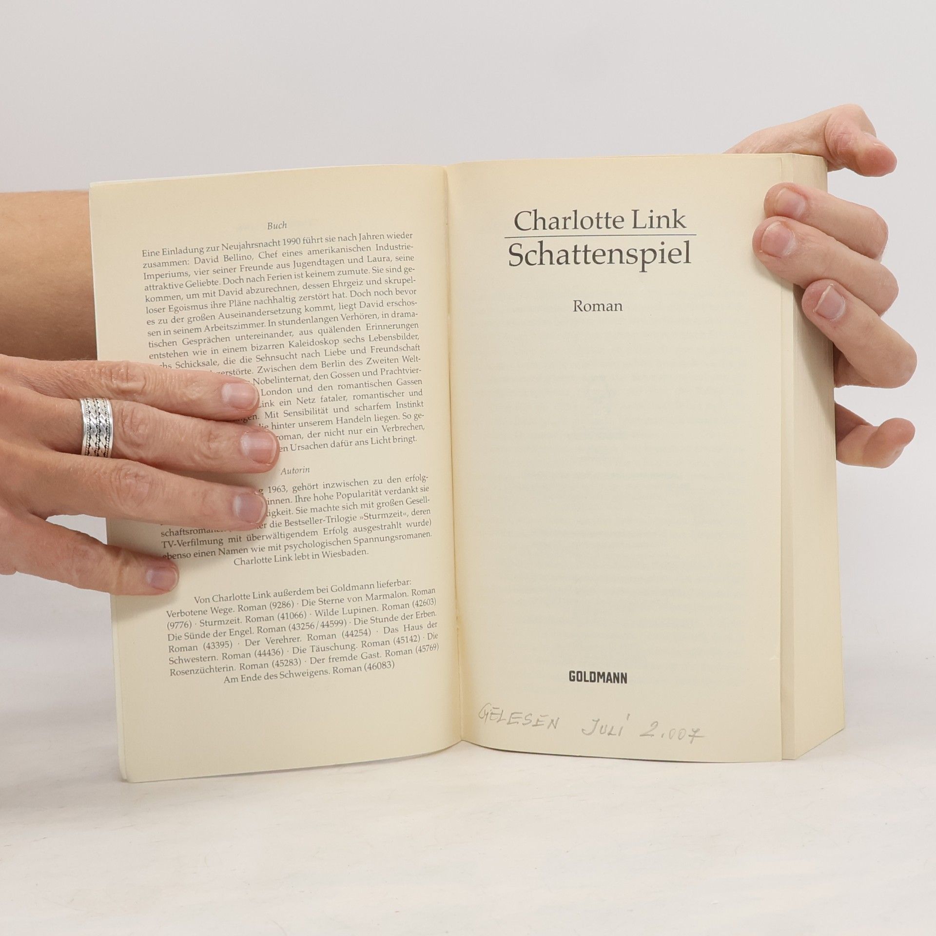 Charlotte Link Schattenspiel
