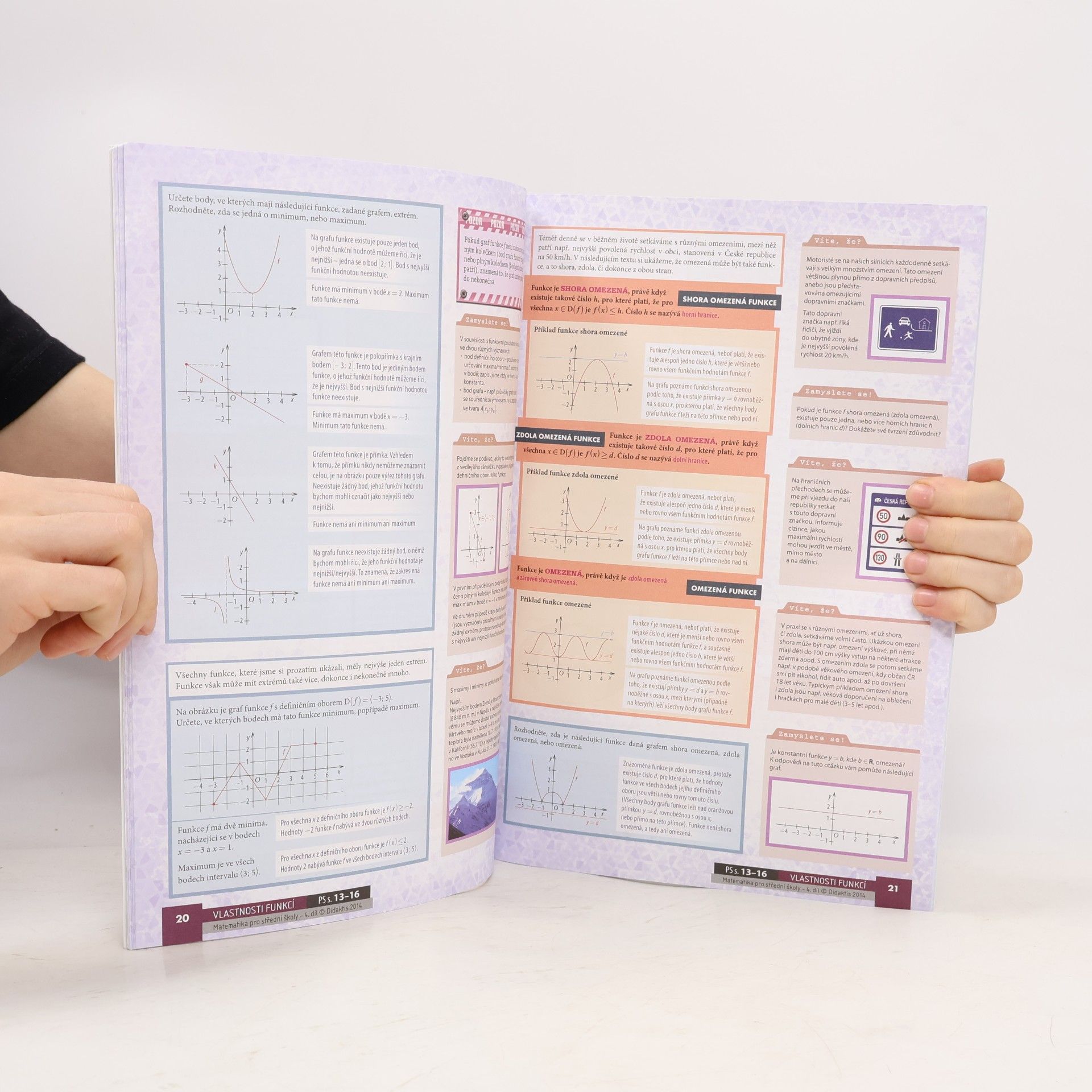 Rita Vémolová Matematika pro střední školy. 4. díl, Funkce I