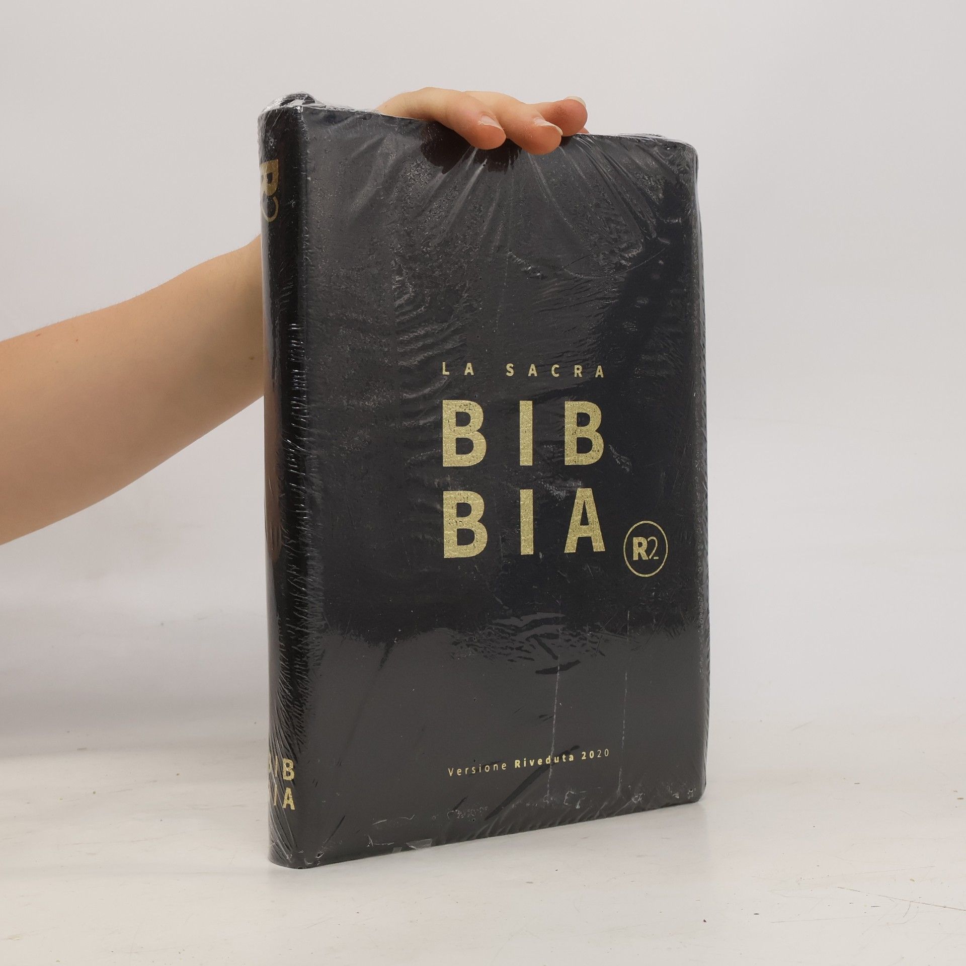 Collectif d'auteurs Bibbia R2. Versione riveduta 2020. Caratteri grandi. Ediz. pelle nera, taglio oro, cerniera