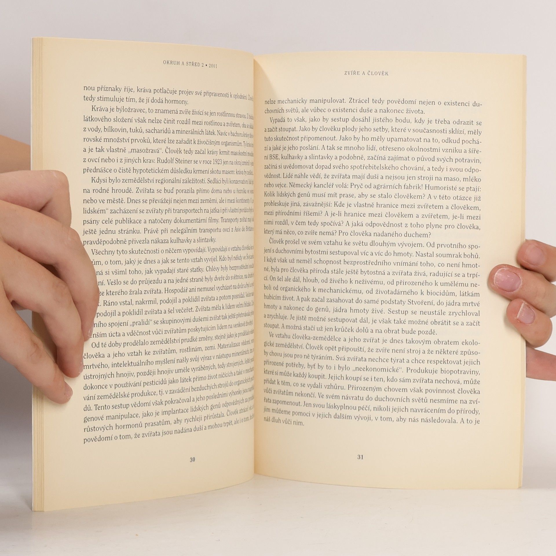 Various authors Okruh a sřed 2/2001: Zvíře a člověk