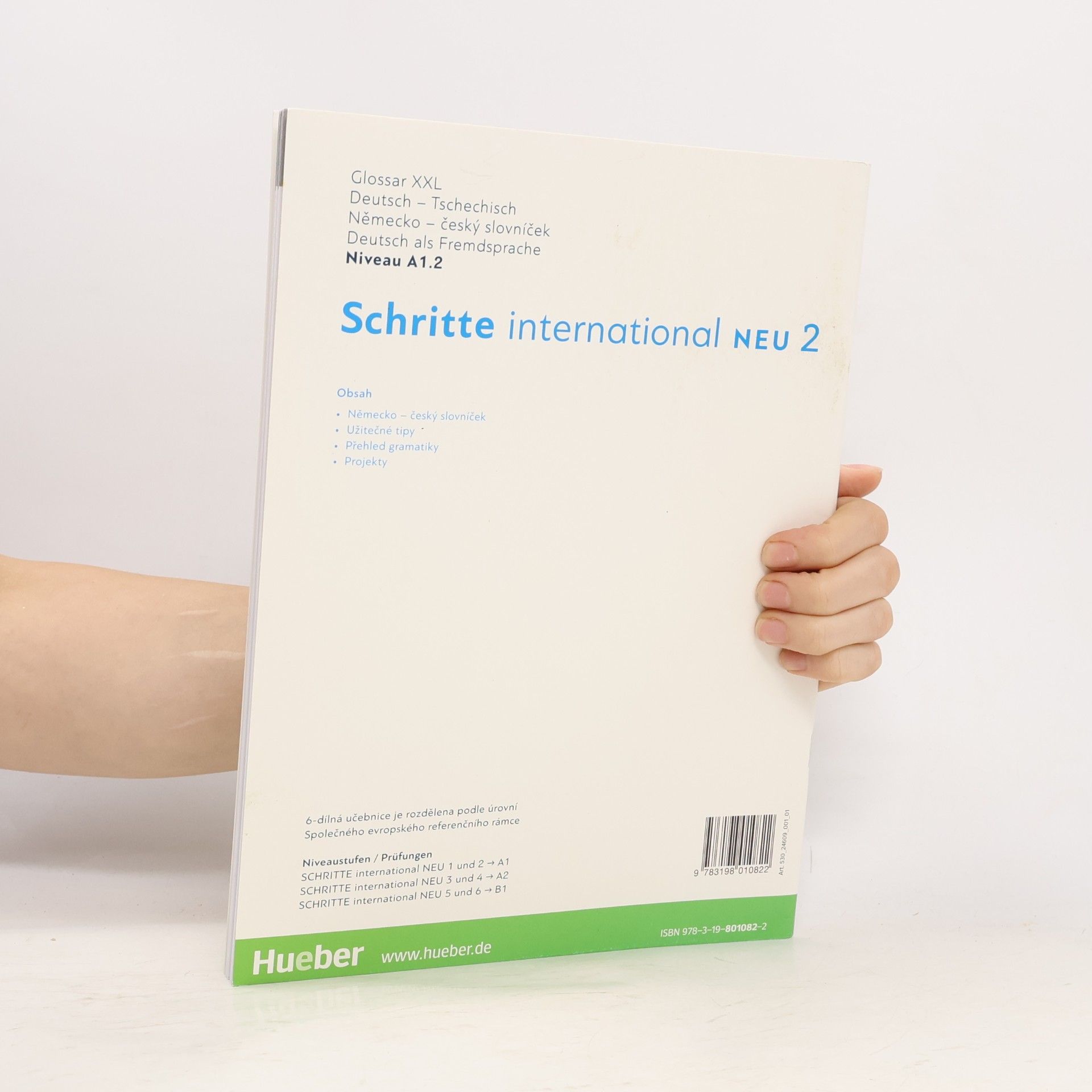 kolektiv Schritte international 2 neu : Glossar XXL : Deutsch-Tschechisch, Německo-český slovníček : Niveau A1.2