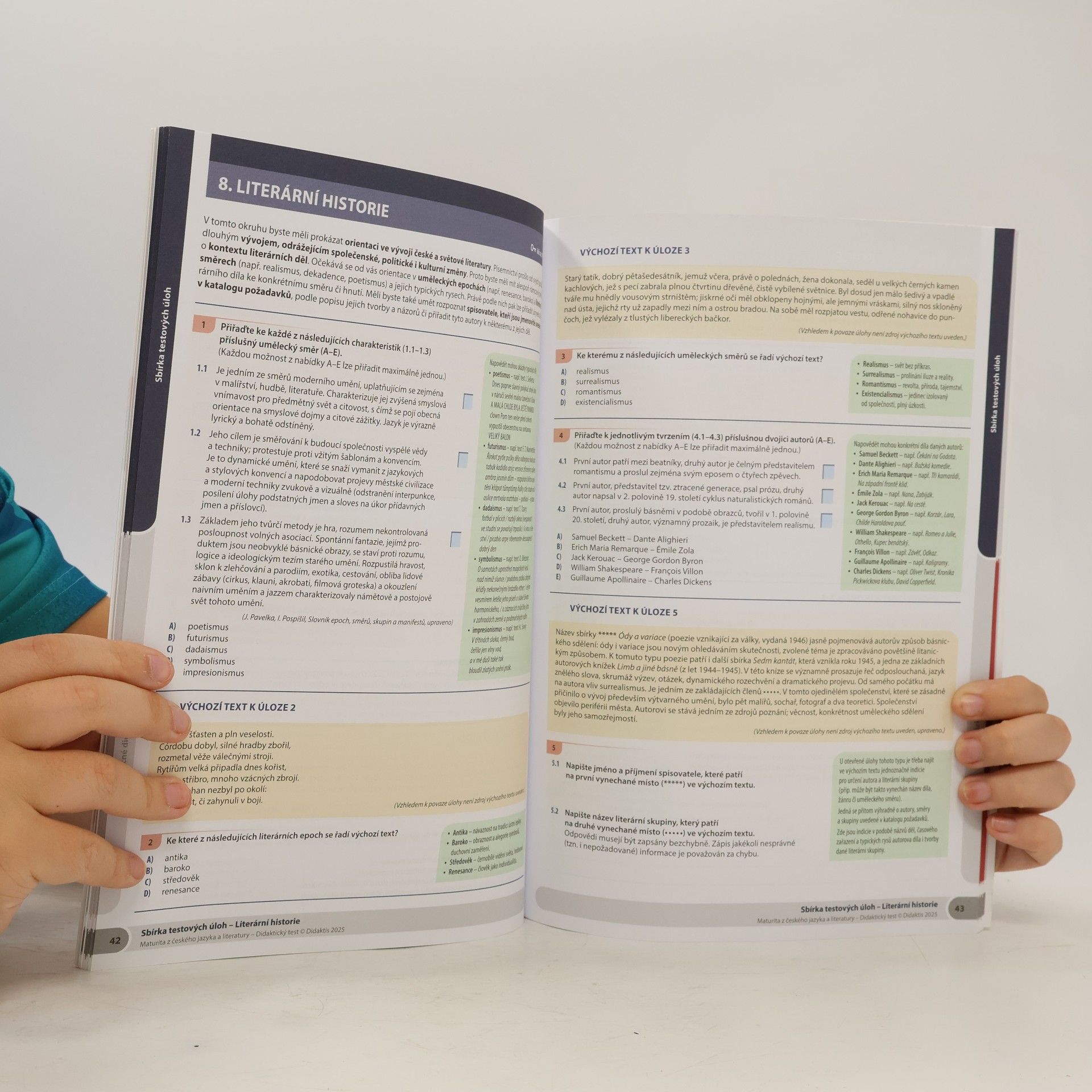 Autores varios Maturita z českého jazyka a literatury. Didaktický test 2026