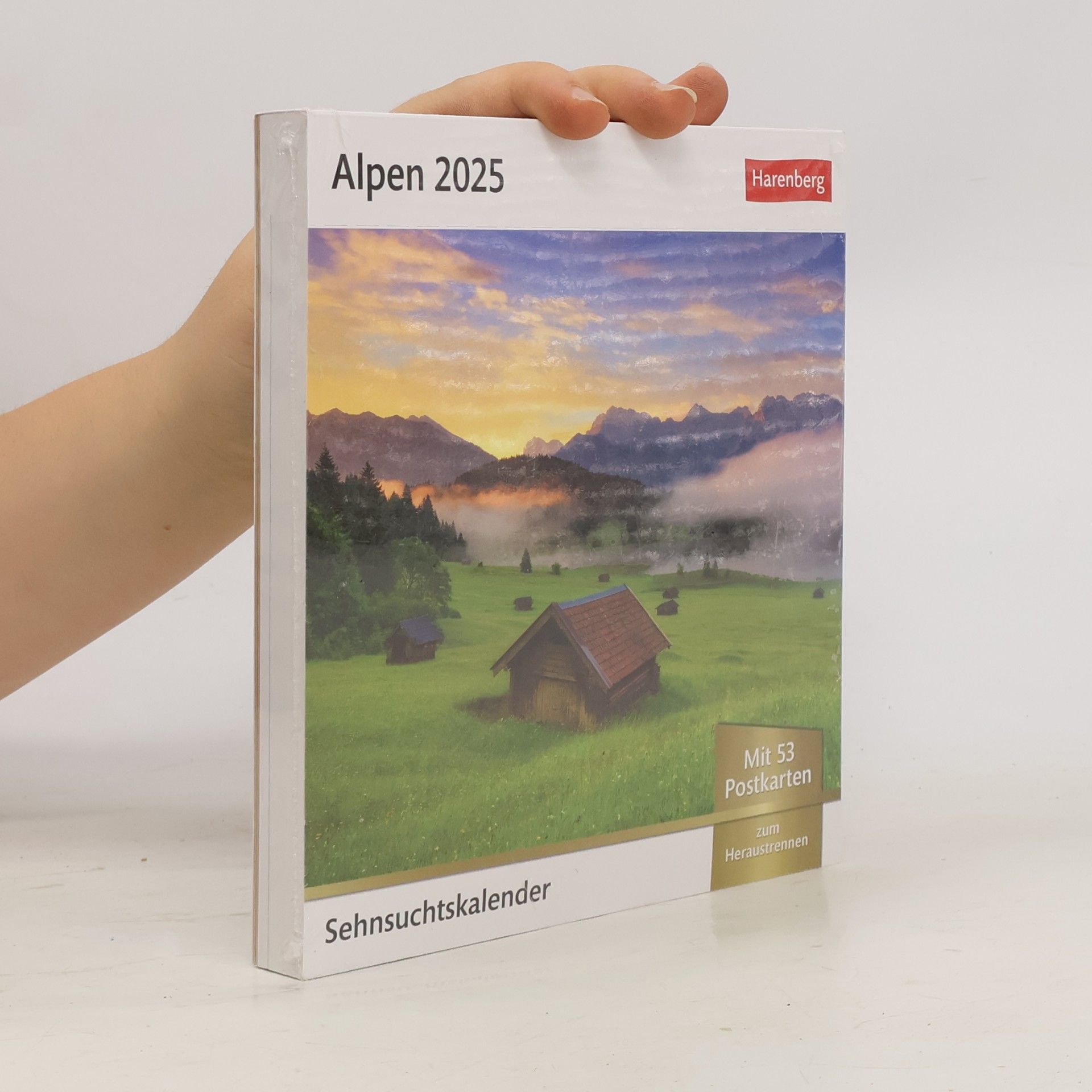 Various authors Alpen Sehnsuchtskalender 2025 - Wochenkalender mit 53 Postkarten: 53 Postkarten in einem Fotokalender für Bergfreunde. Beeindruckende Panoramen in ... zum Aufstellen (Sehnsuchtskalender Harenberg)