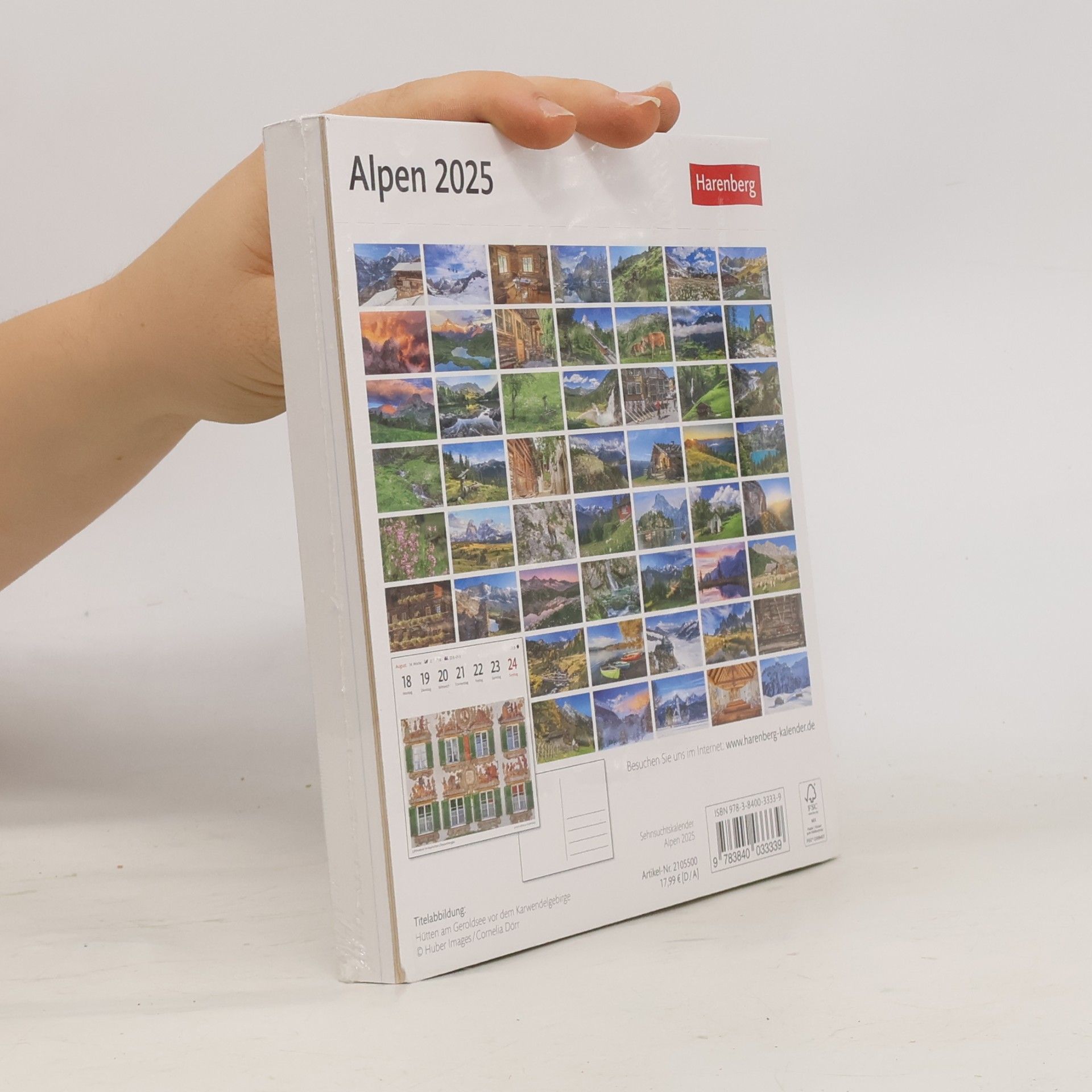 Alpen Sehnsuchtskalender 2025 - Wochenkalender mit 53 Postkarten: 53 Postkarten in einem Fotokalender für Bergfreunde. Beeindruckende Panoramen in ... zum Aufstellen (Sehnsuchtskalender Harenberg)