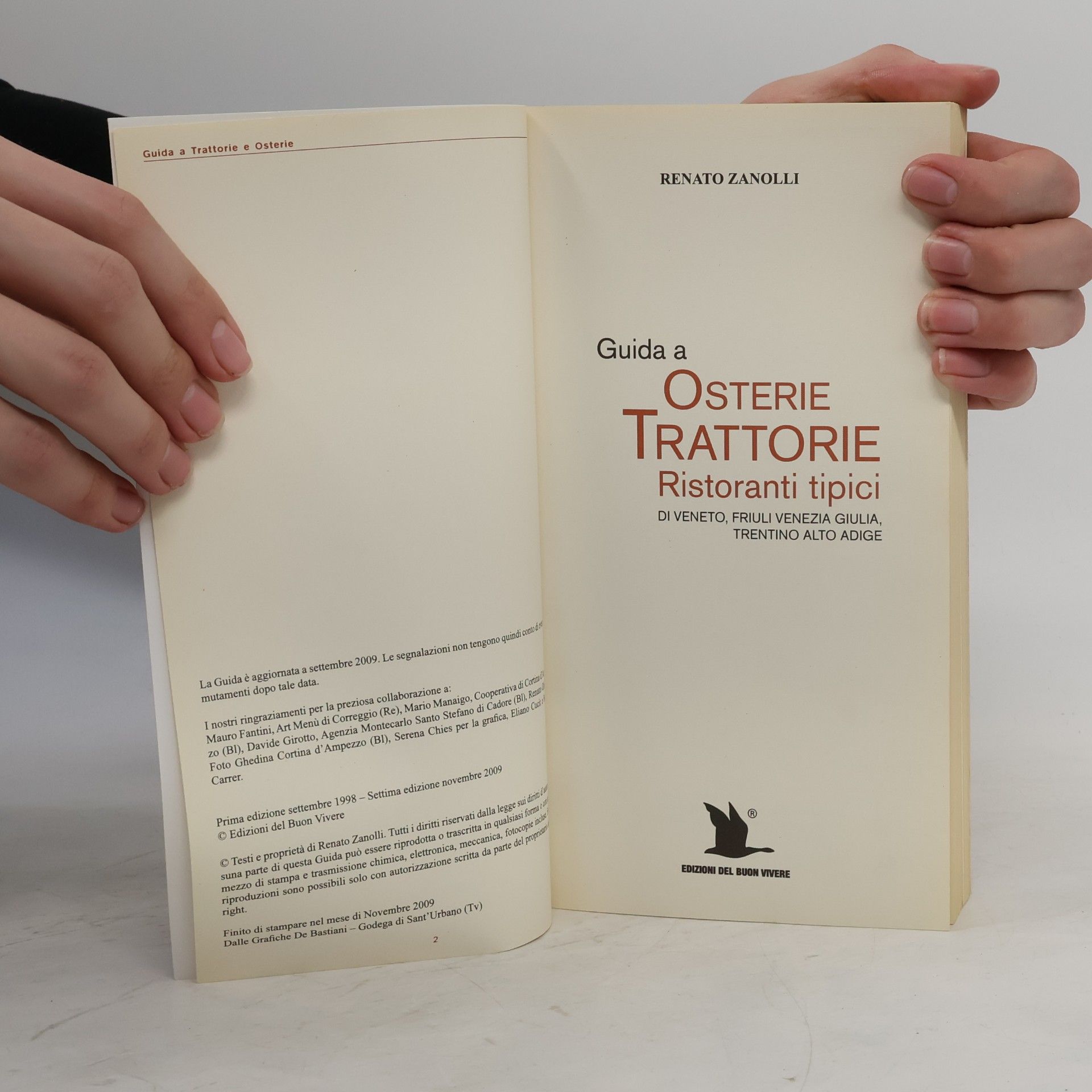 Autores varios Guida a Osterie Trattorie e Ristoranti tipici