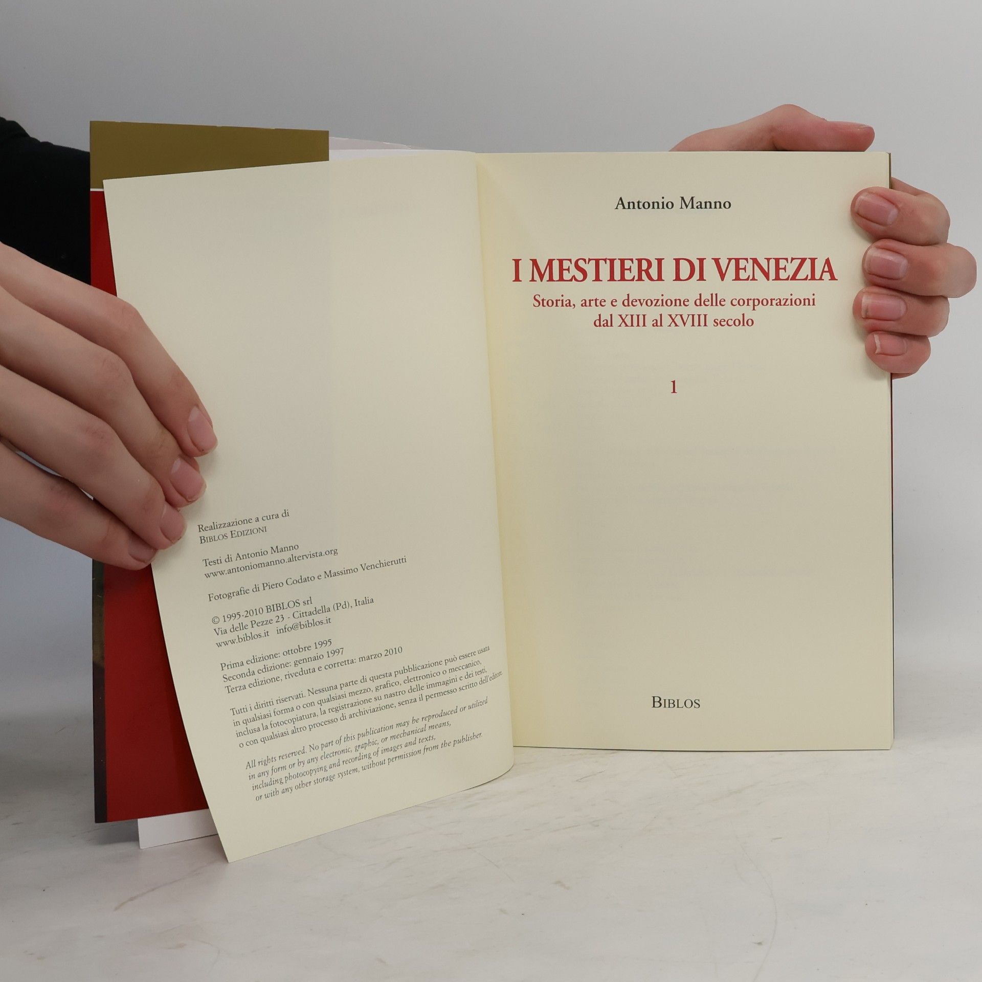 Antonio Manno I mestieri di Venezia