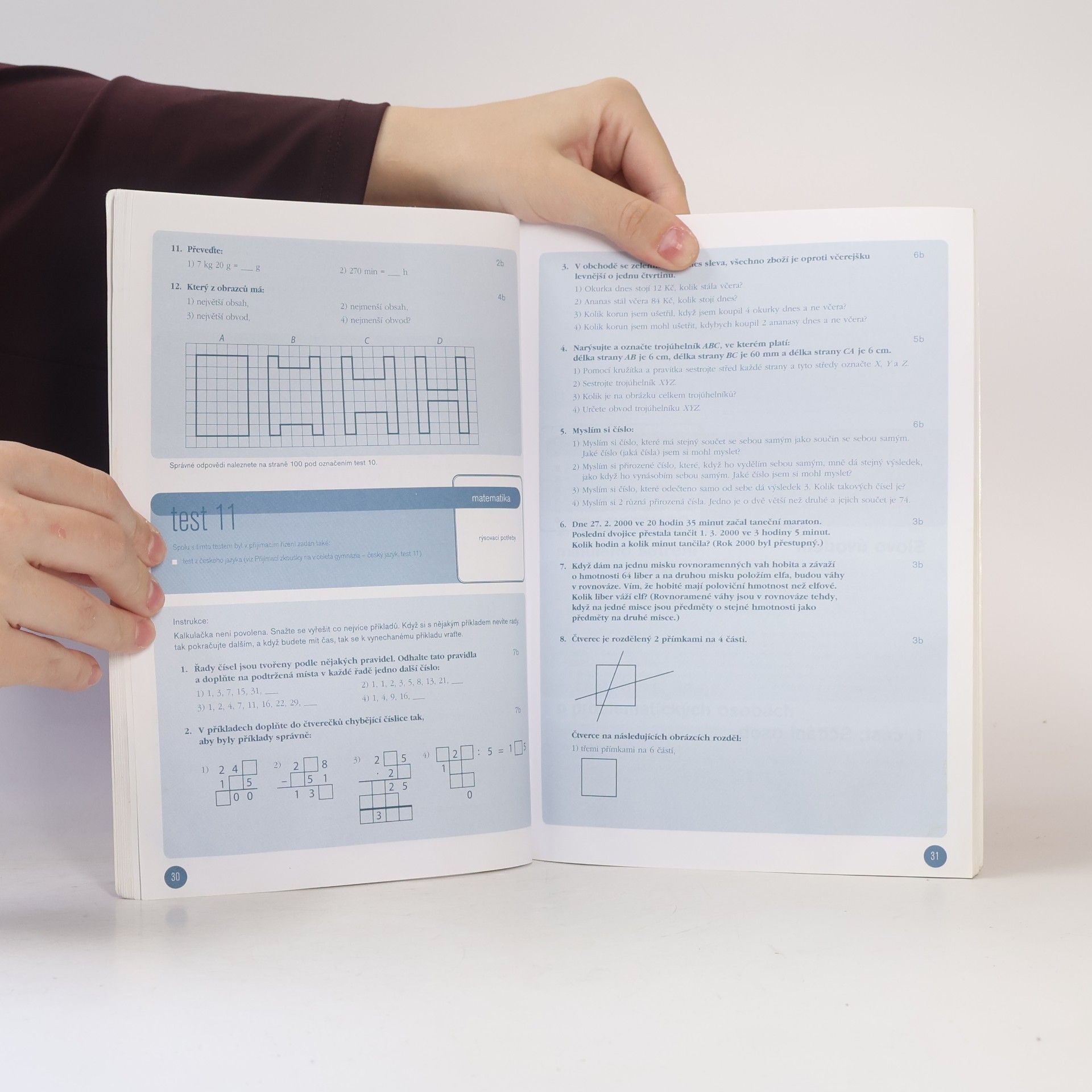 Autorenkollektiv Přijímací zkoušky na víceletá gymnázia, Matematika