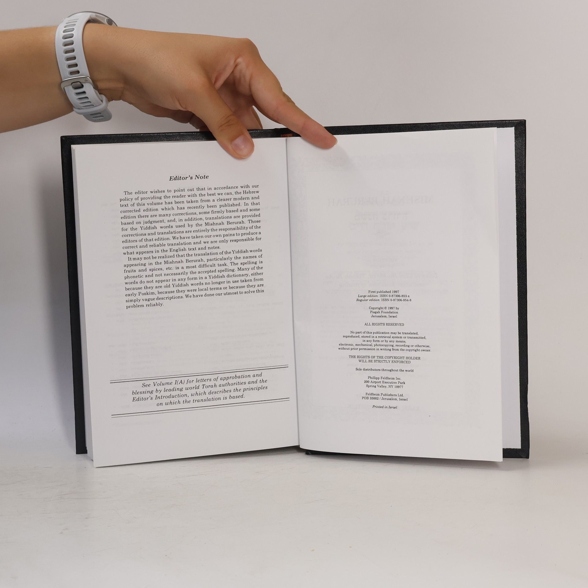 Aviel Orenstein Mishnah Berurah