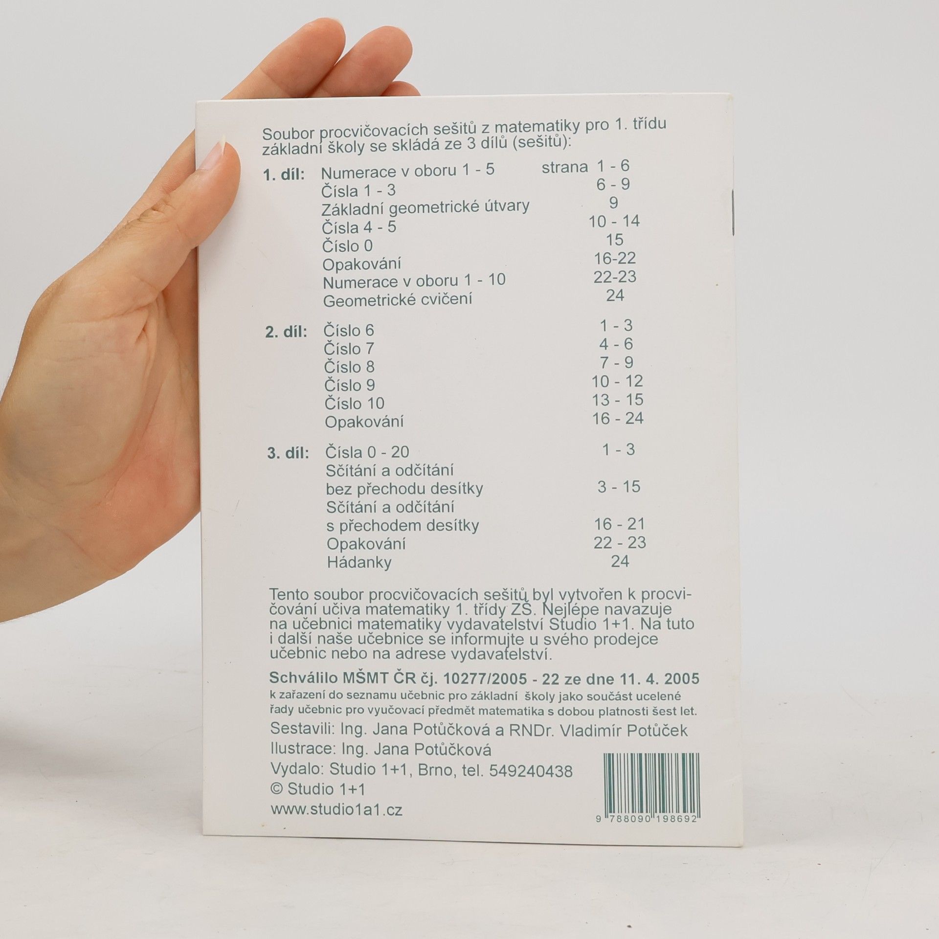 Autorenkollektiv Procvičovací sešit z matematiky pro 1. ročník základní školy. 2. díl