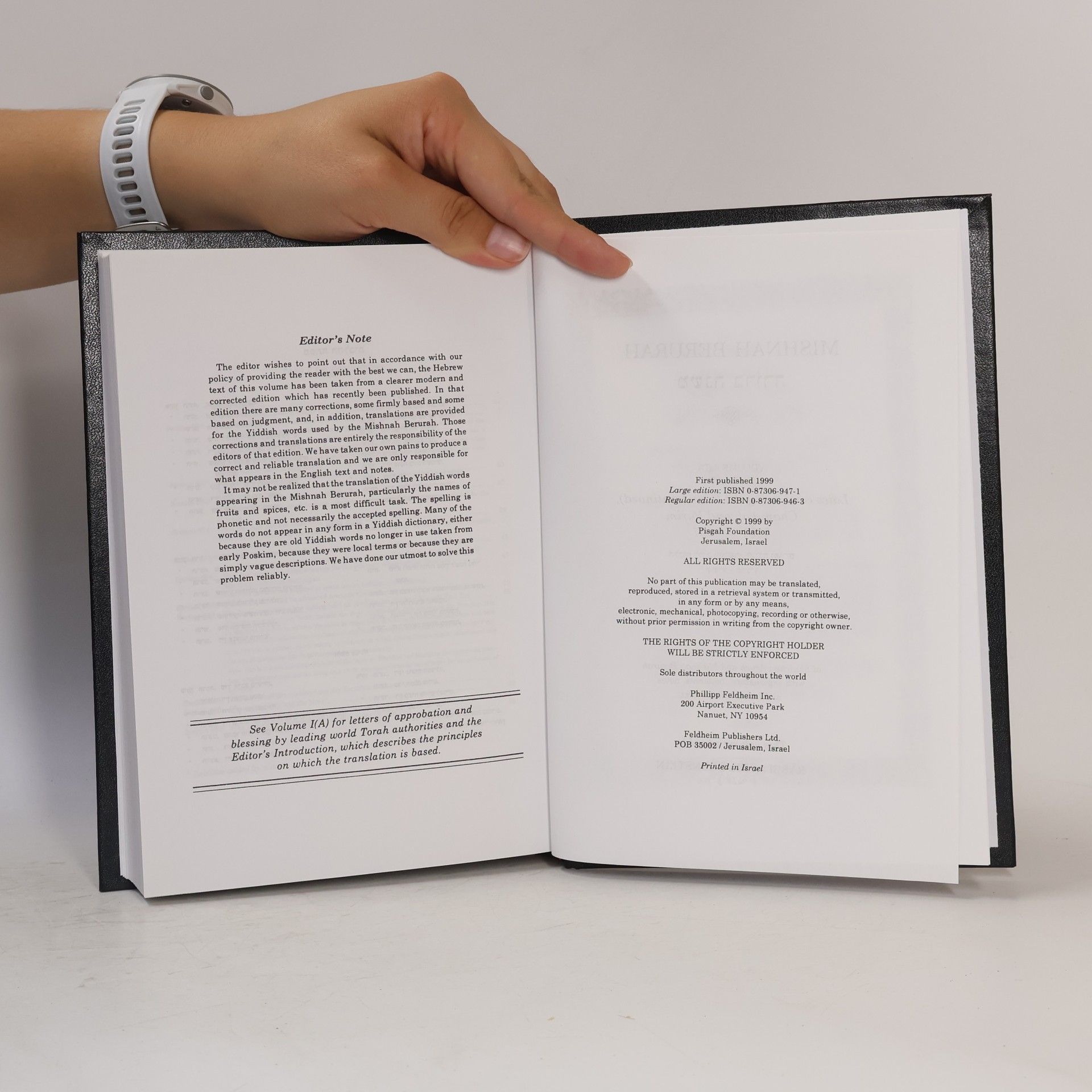 Various authors Mishnah Berurah / מִשְׁנָה בְּרוּרָה VI (D)