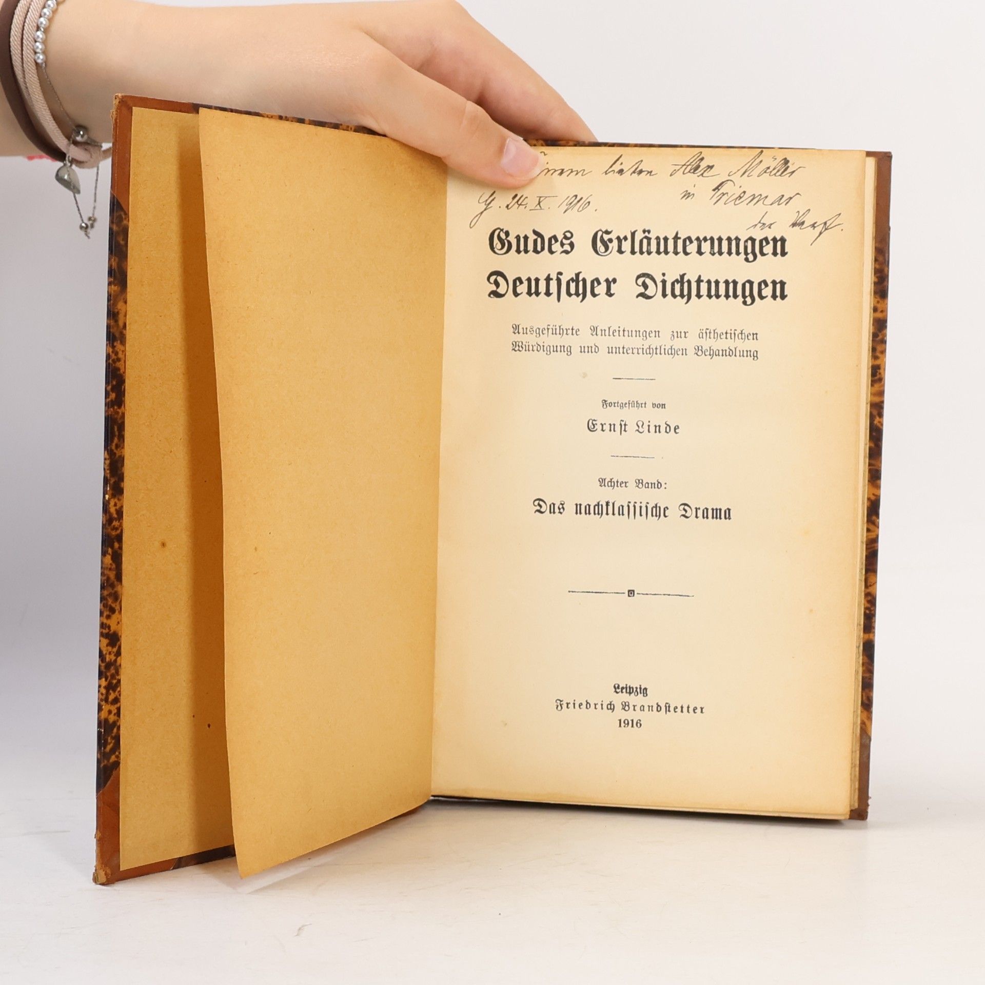 Ernst Linde Gudes Erläuterungen Deutscher Dichtungen