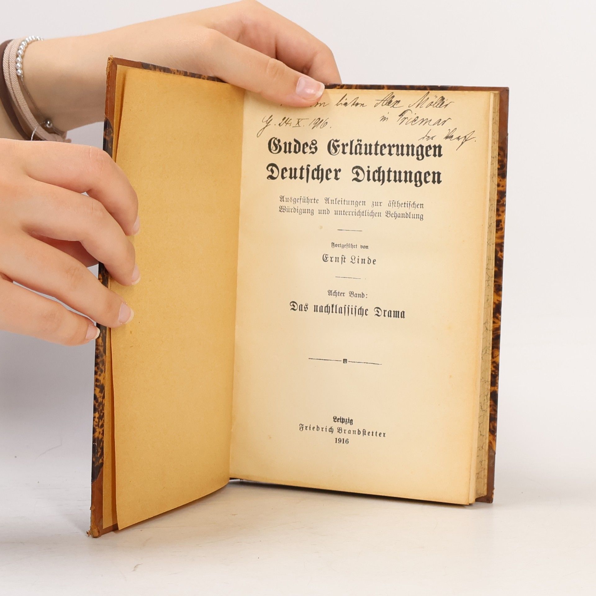 Ernst Linde Gudes Erläuterungen Deutscher Dichtungen