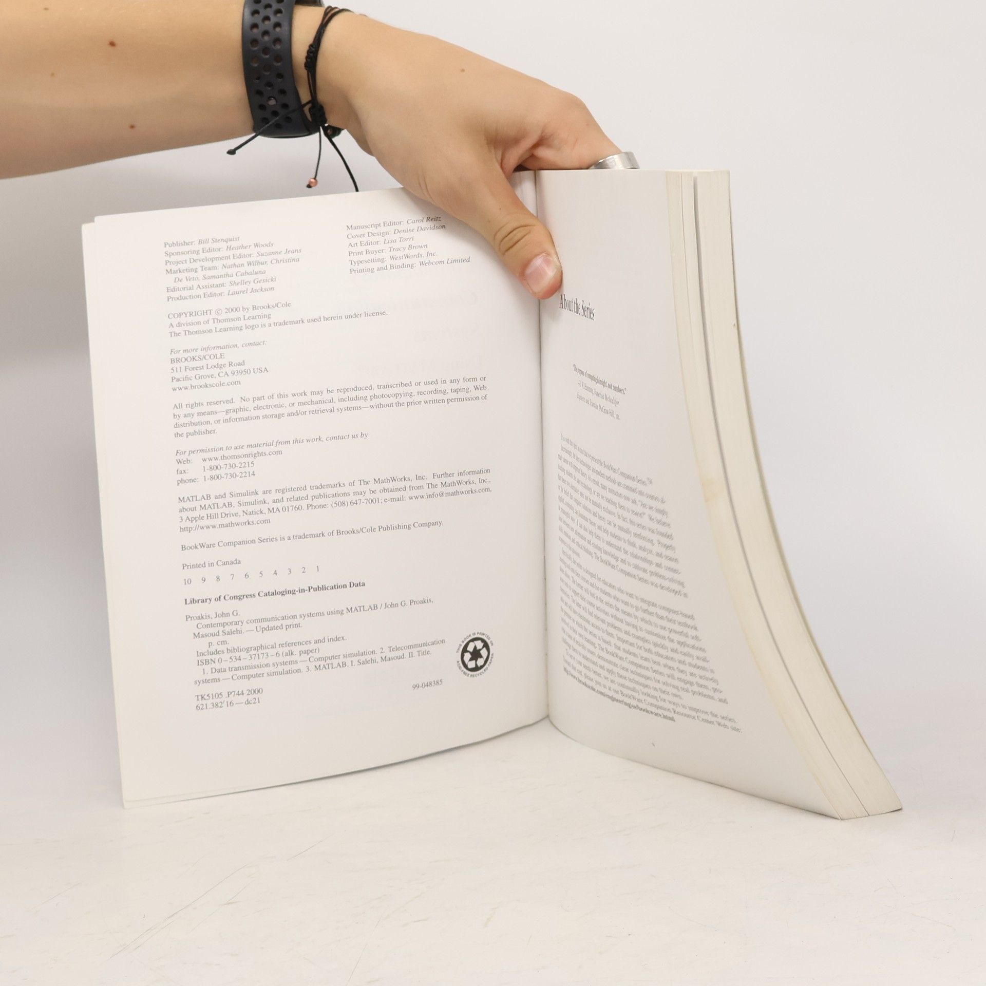John G. Proakis BookWare Companion Series: Contemporary Communication Systems Using MATLAB