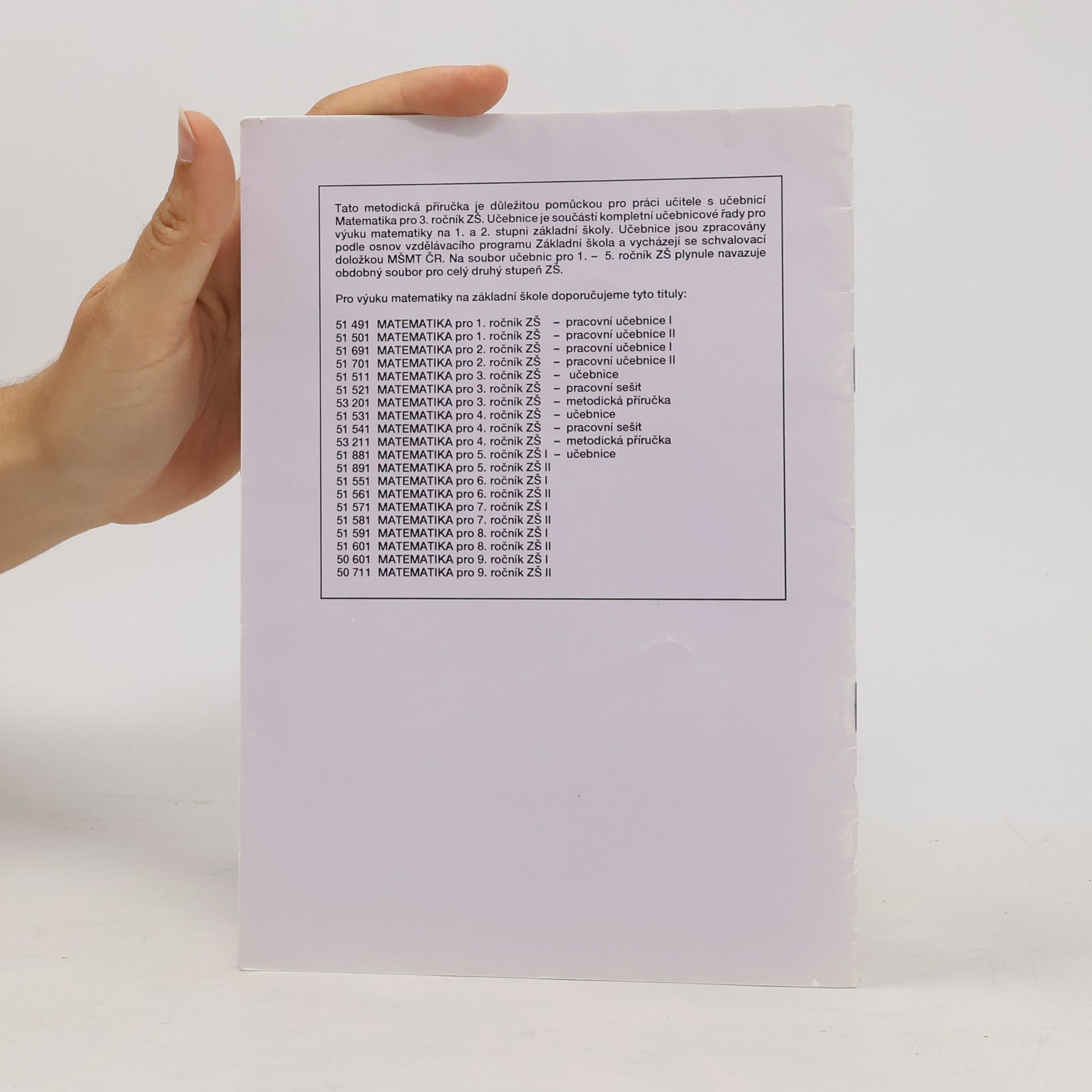 Michaela Kaslová Matematika pro 3.r.ZŠ Metodická příručka