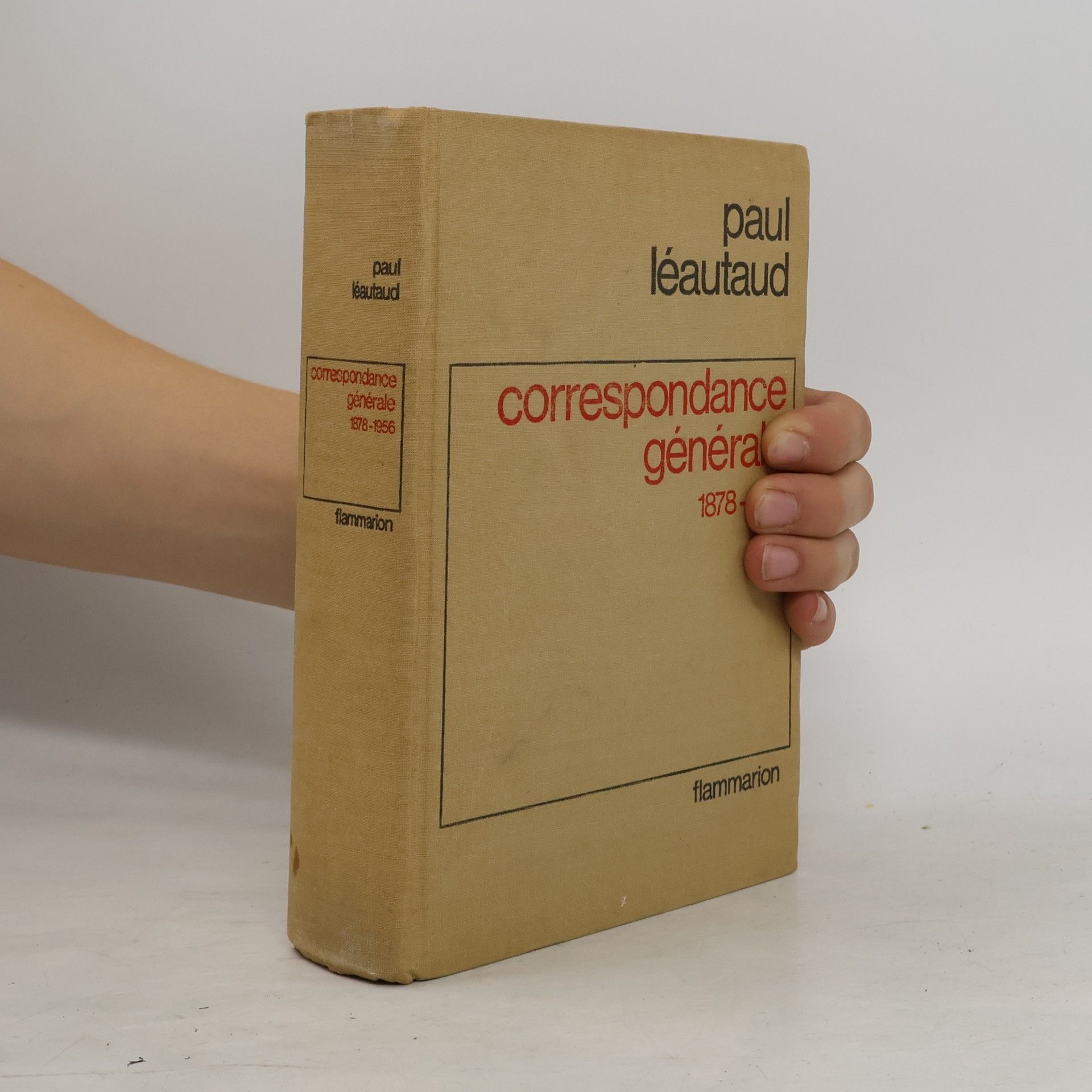 Correspondance générale 1878-1956