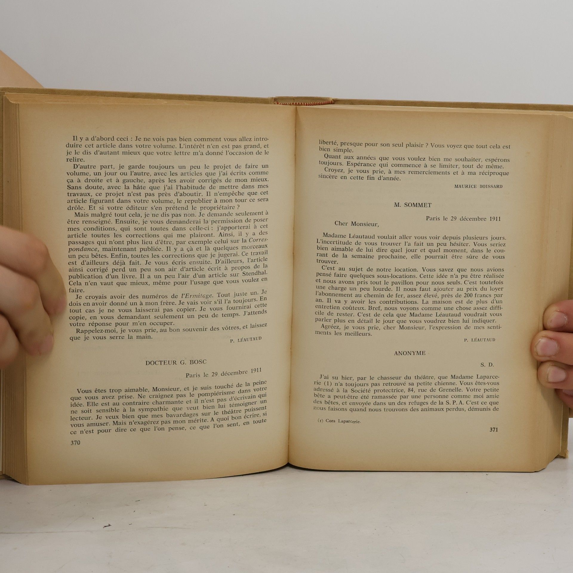 Paul Léautaud Correspondance générale 1878-1956