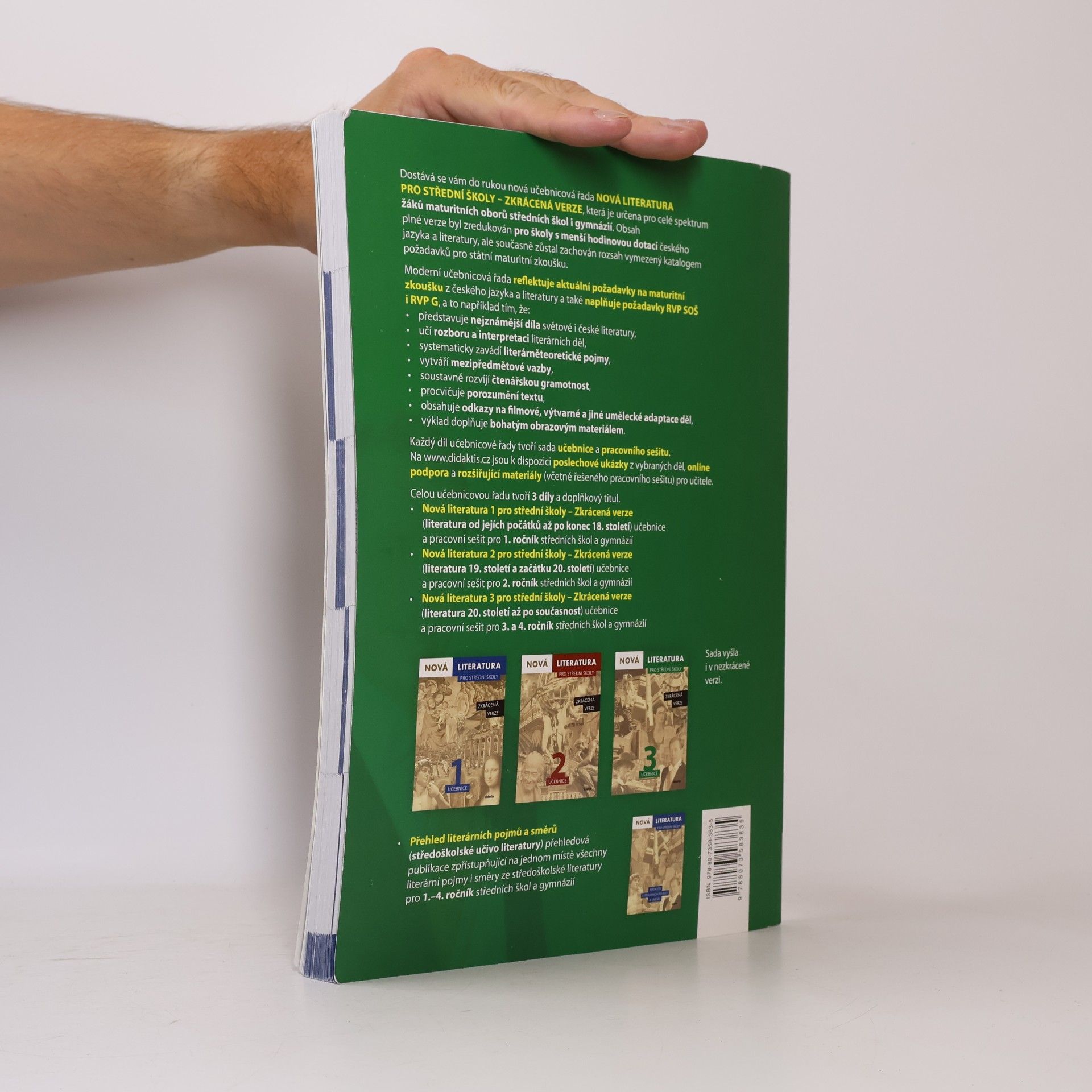 Erik Gilk Nová literatura 3 pro střední školy. Zkrácená verze