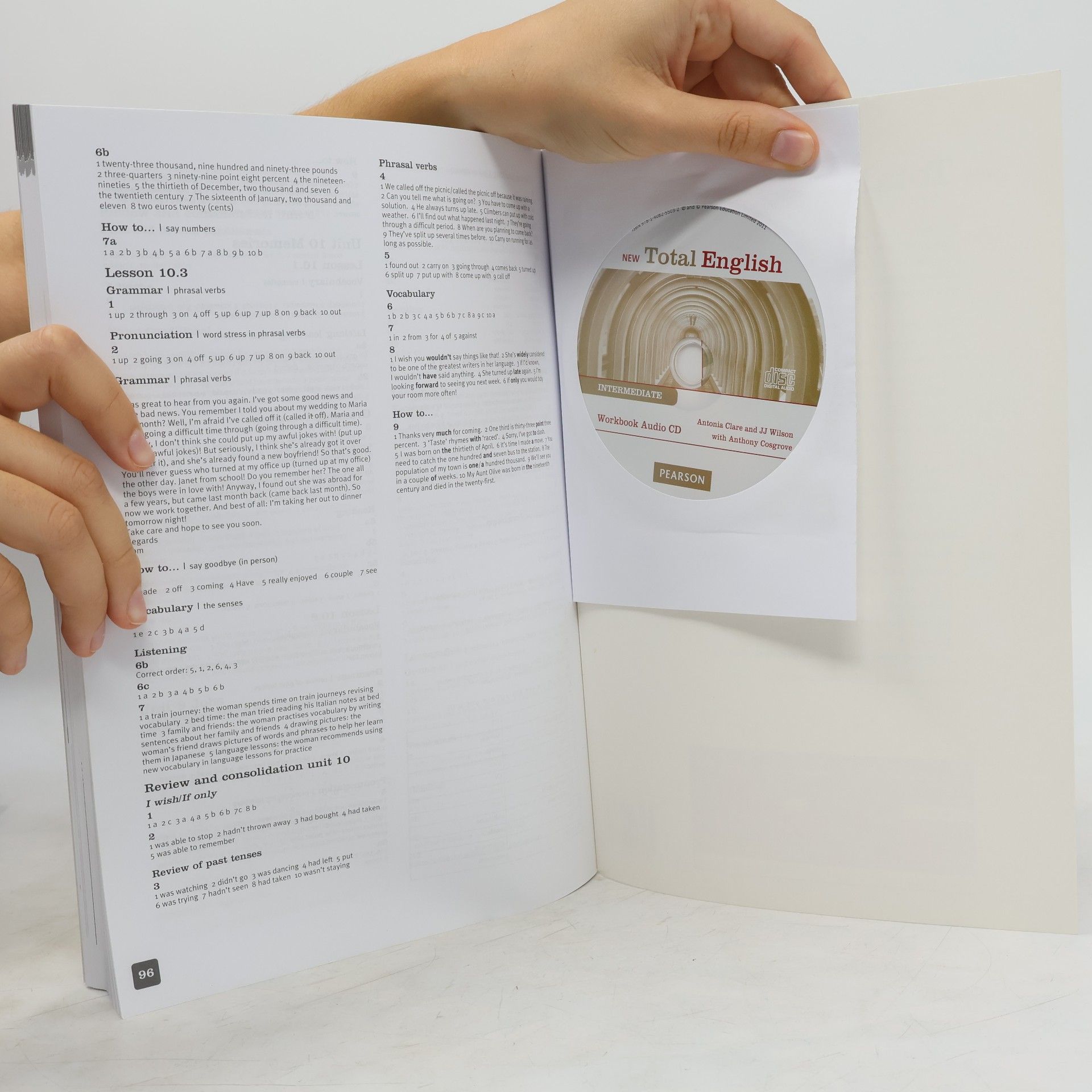 Antonia Clare New Total English: Intermediate: Workbook with key